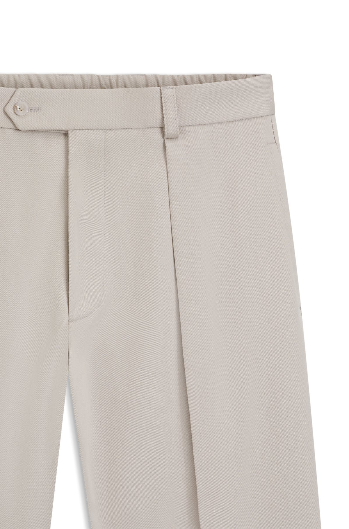 BECKHAM X BOSS MICRO-PATTERNED TROUSERS IN COTTON - 6