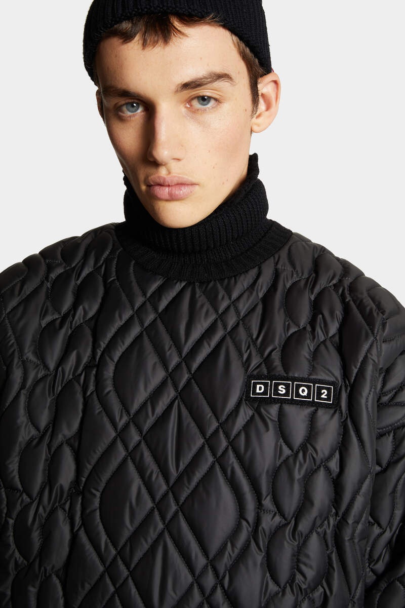 HYBRID QUILTED SWEATSHIRT - 5