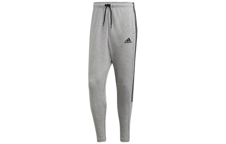adidas Stripe Training Sports Long Pants Gray DQ1443 - 1