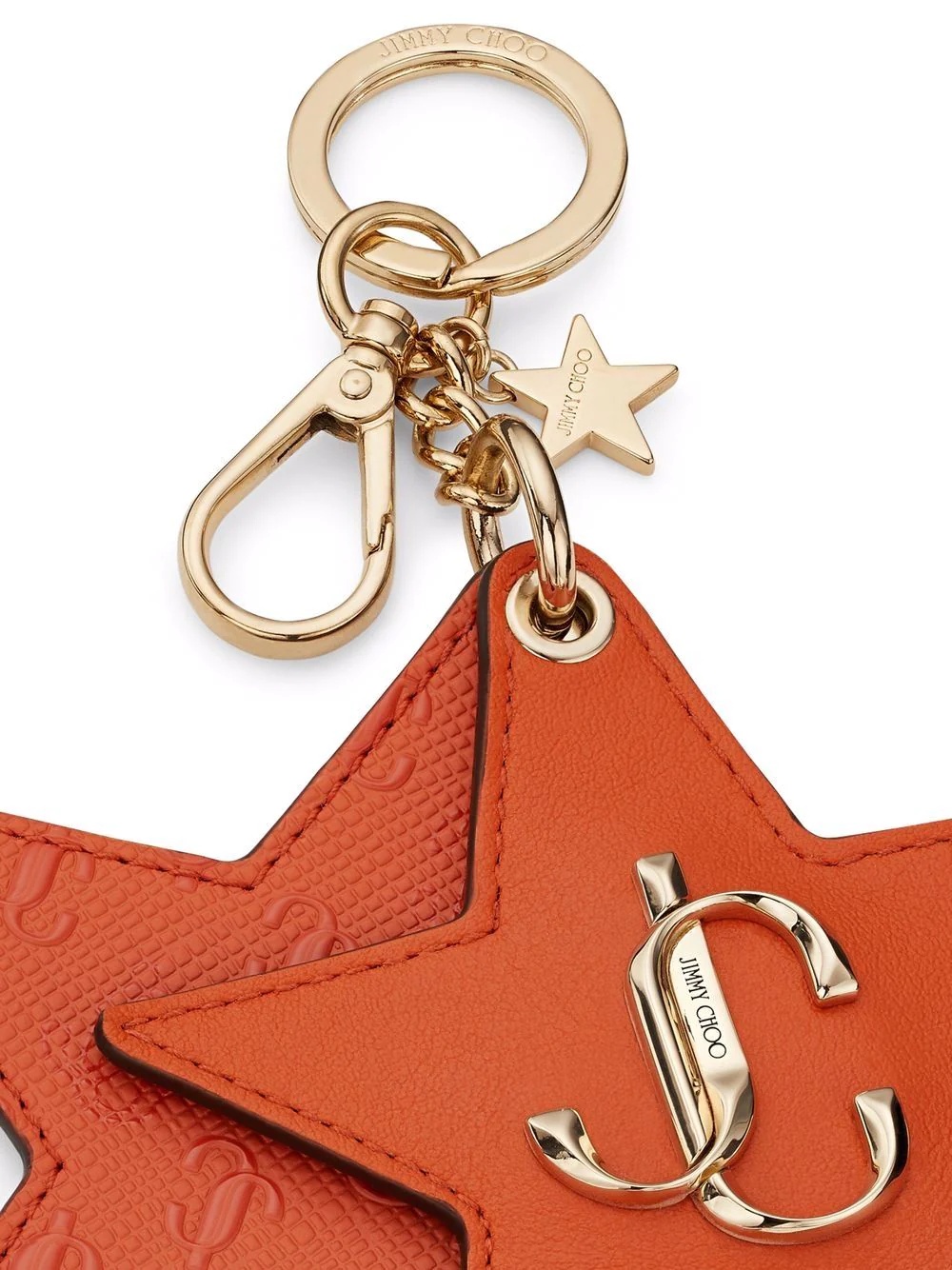 JC logo star keyring - 3