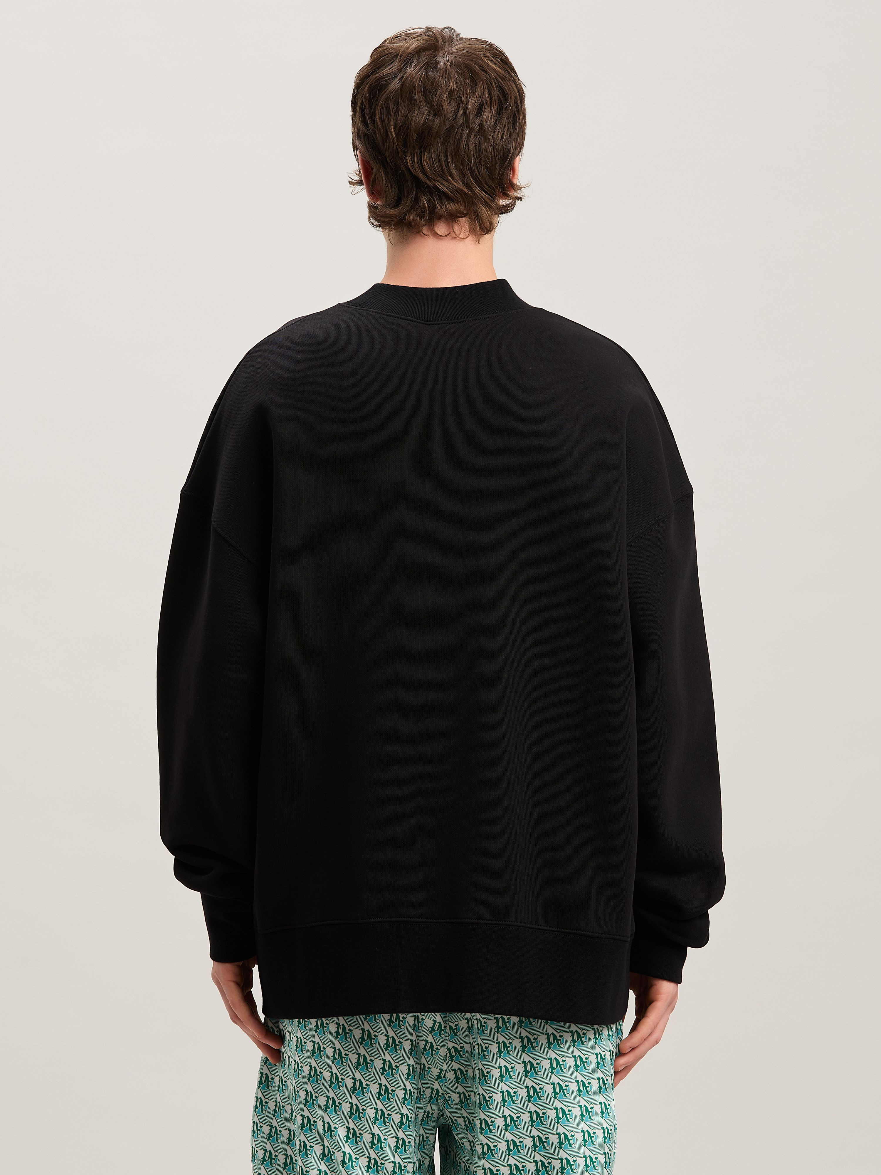 Flame logo crewneck Sweatshirt - 5