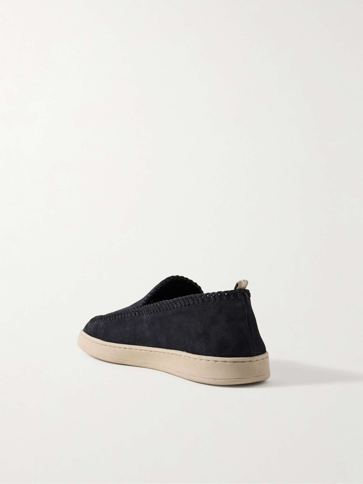 Herbie 011 Whipstitched Suede Loafers - 4