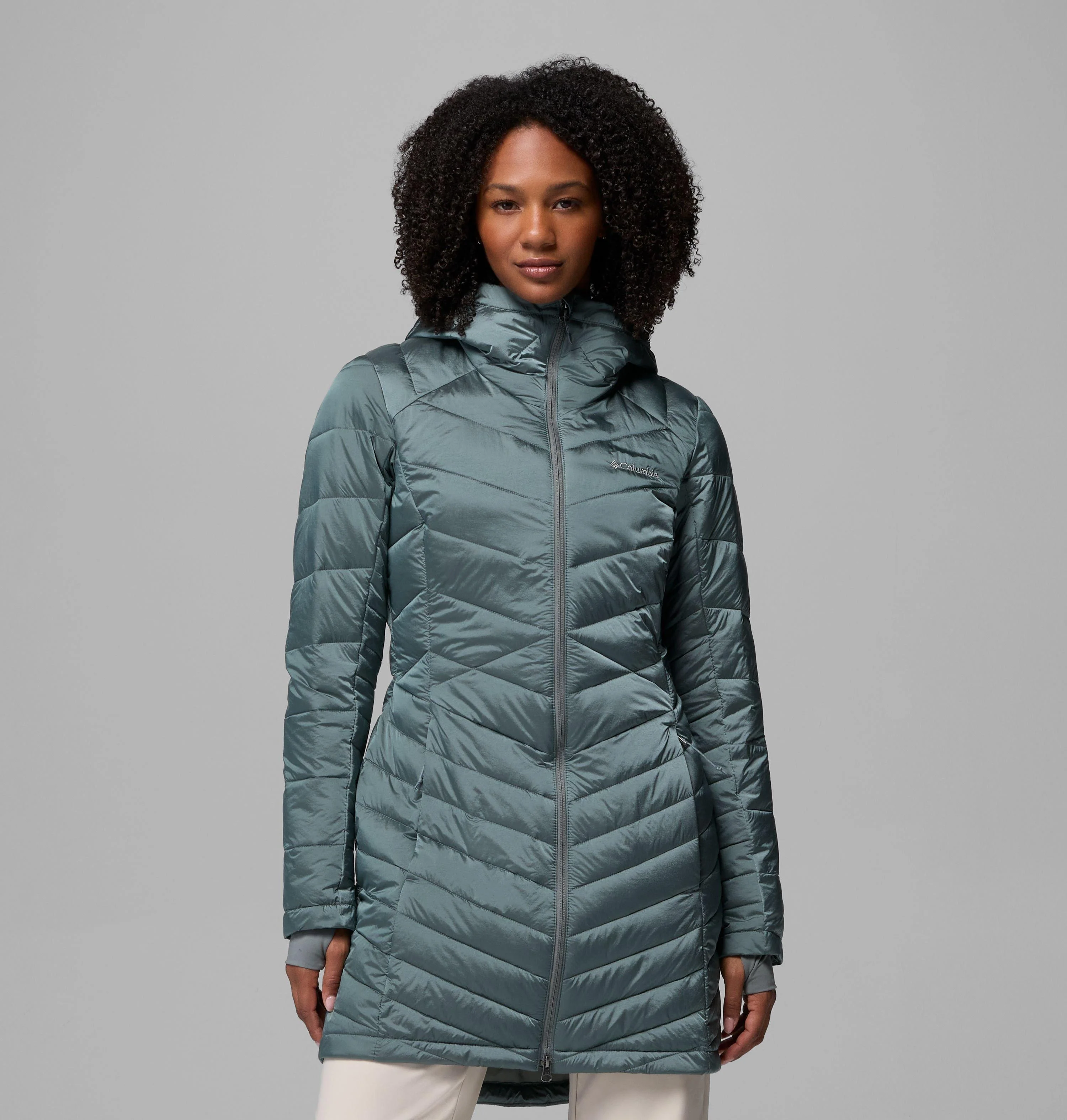 Women's Joy Peak II Mid Hooded Jacket - 1