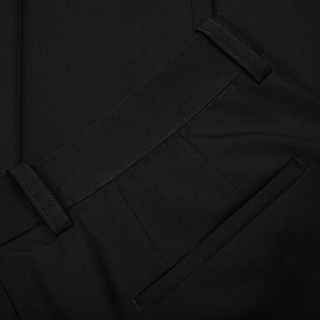 STRAIGHT TROUSER - BLACK - 5