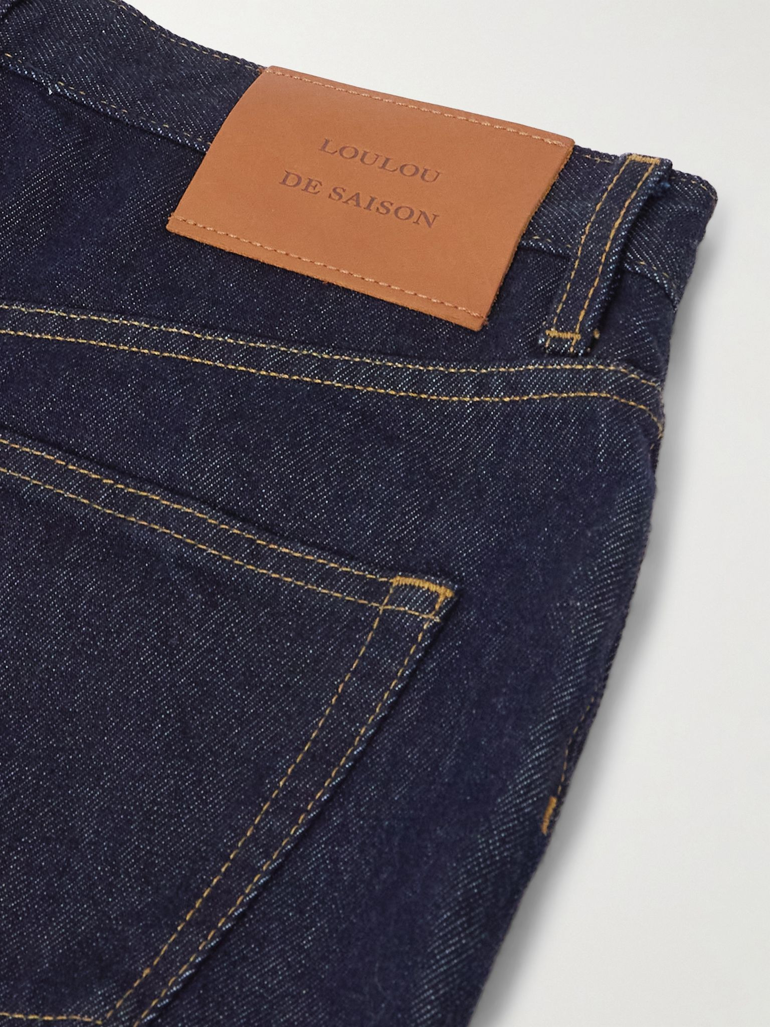 Jude organic high-rise straight-leg jeans Dark denim - 6