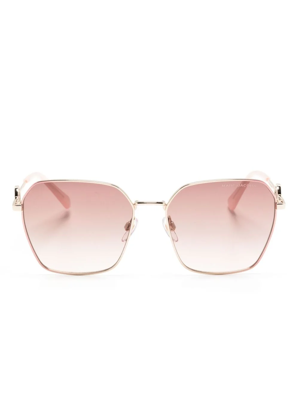 geometric-frame sunglasses - 1