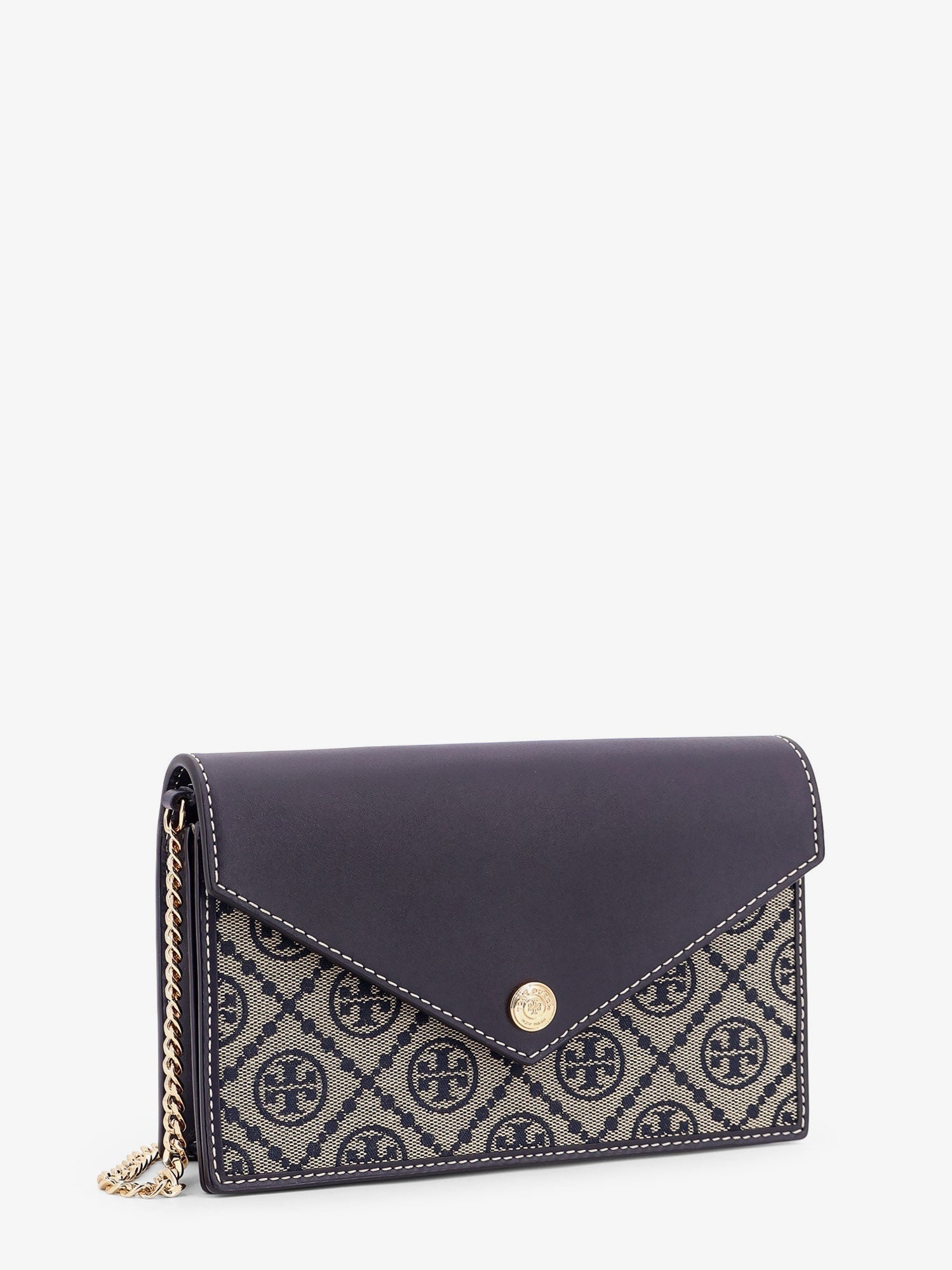 TORY BURCH - Tory Burch Borsa T-Monogram Envelope Chain Wallet - 3