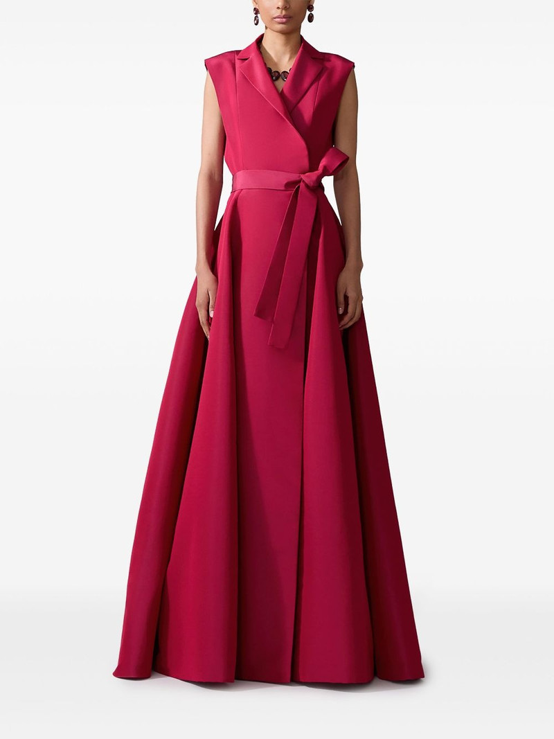 CAROLINA HERRERA belted trench gown outlook