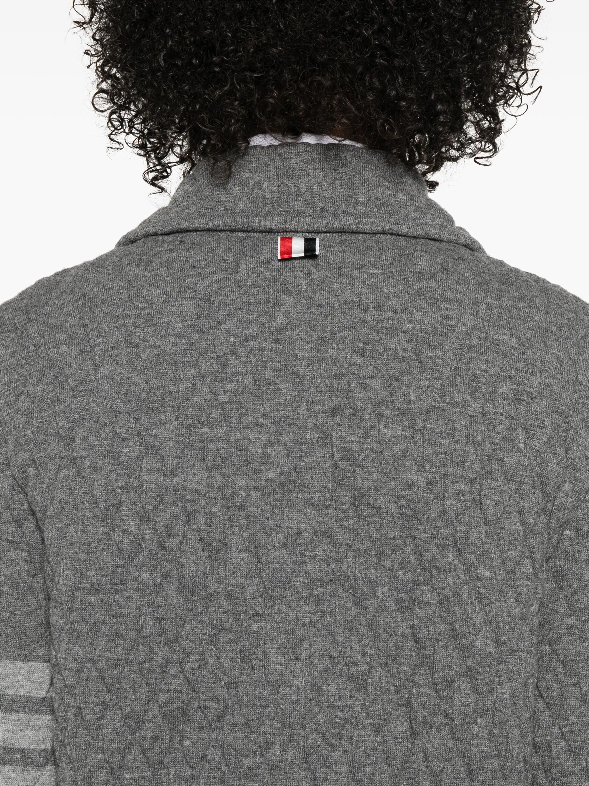 Thom Browne 4 Bar Stripes Quilted Jacket - 3