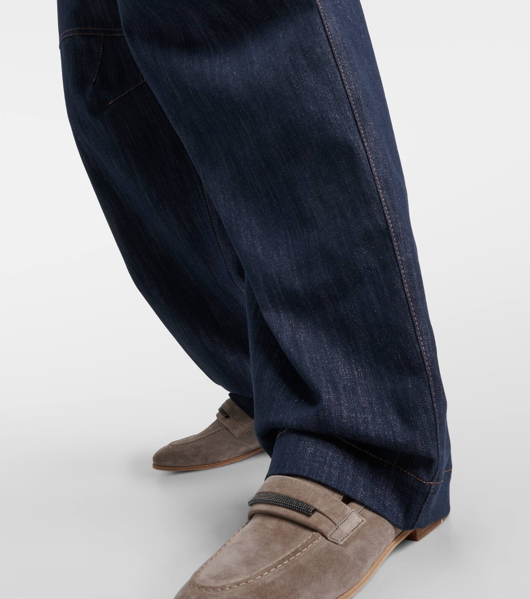 High-rise wide-leg jeans - 5
