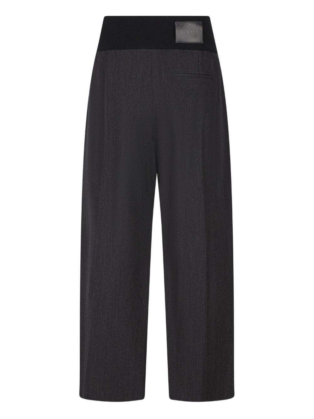 pleated cropped trousers - 2