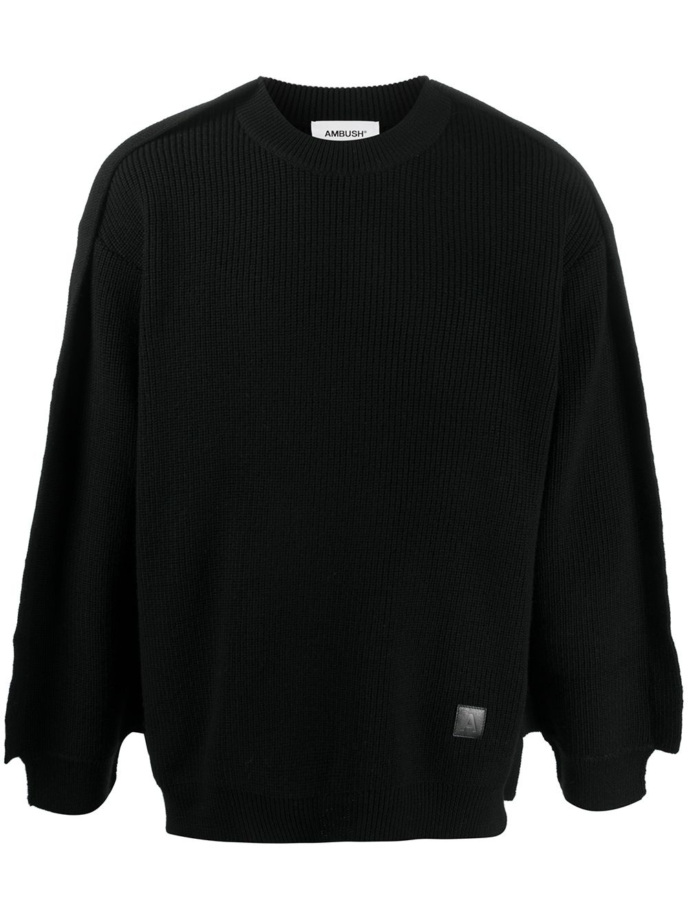 ribbed knit jumper - 1