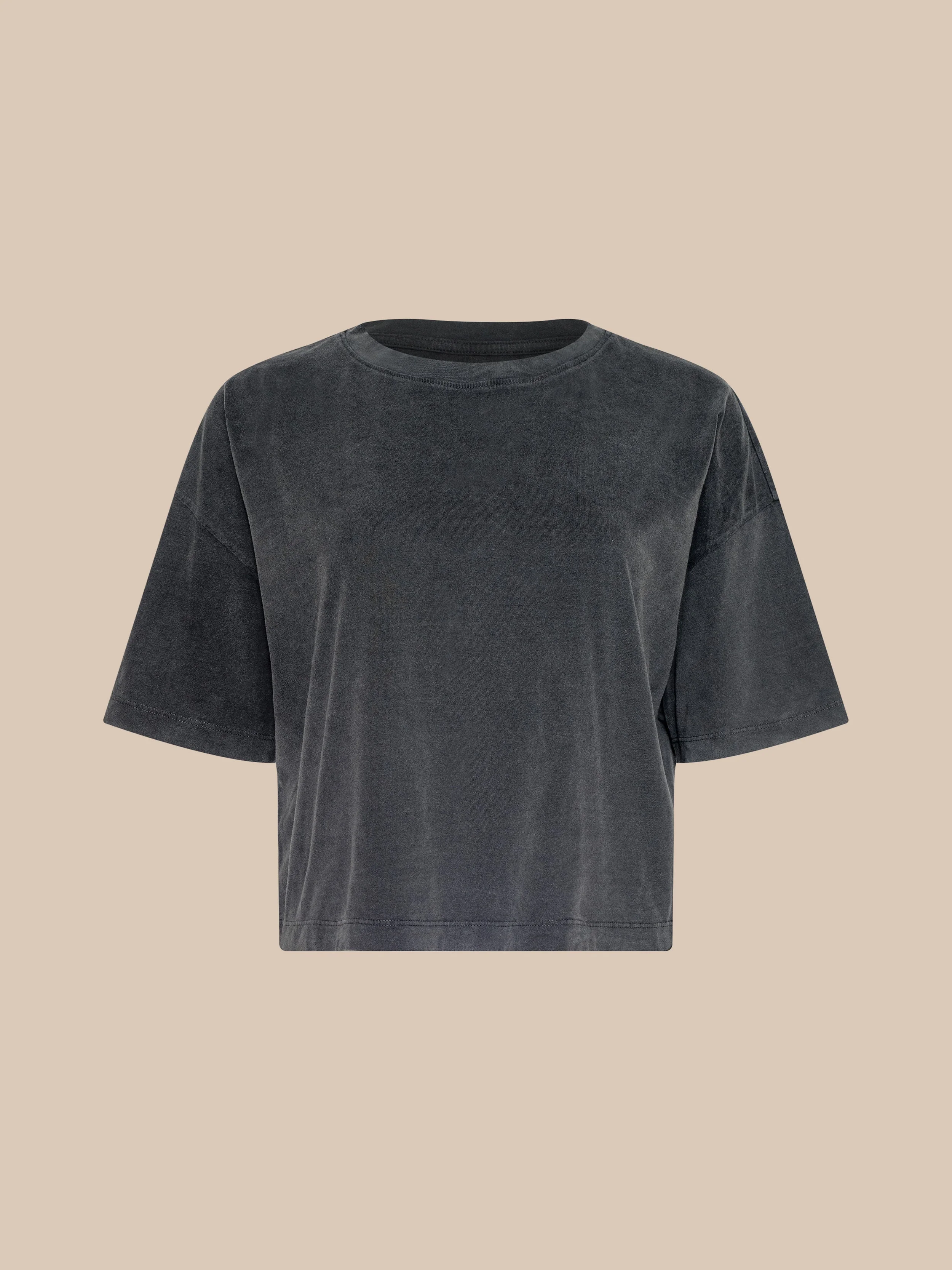 Daria Oversized Cropped Tee - 1