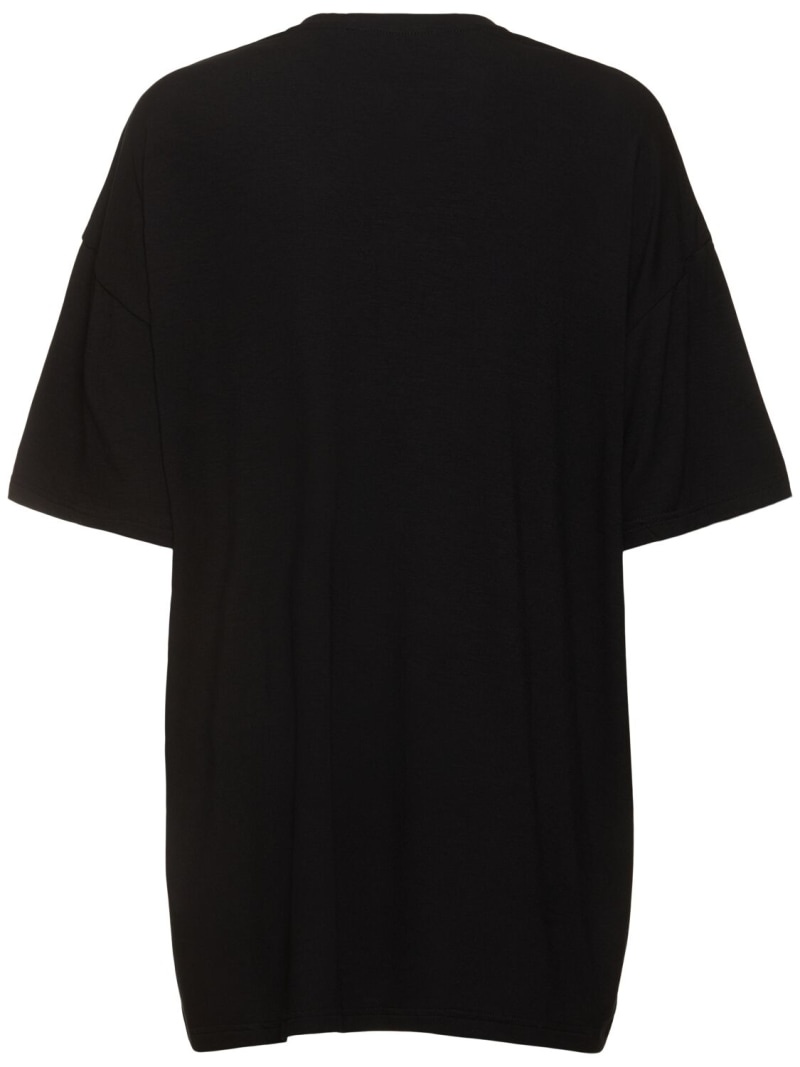 Ella boxy viscose t-shirt - 5