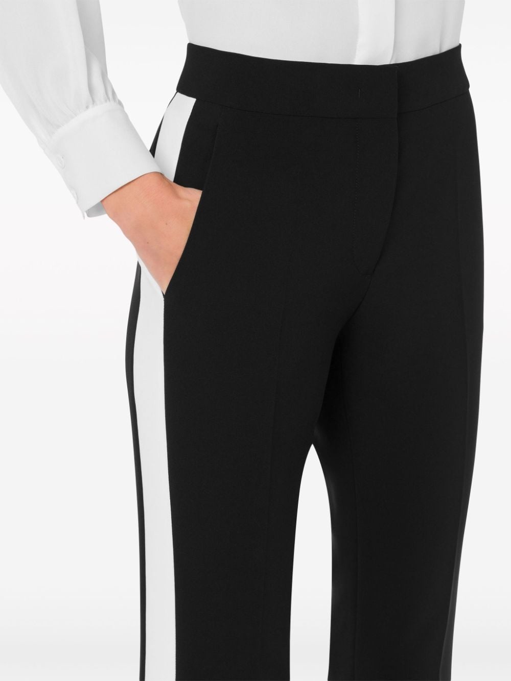 stripe-detail tailored trousers - 3