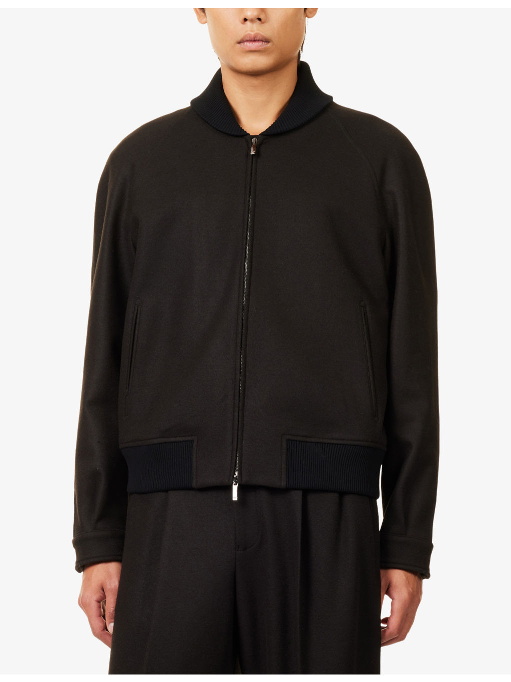 Boiled Wool Blouson Jacket - 3