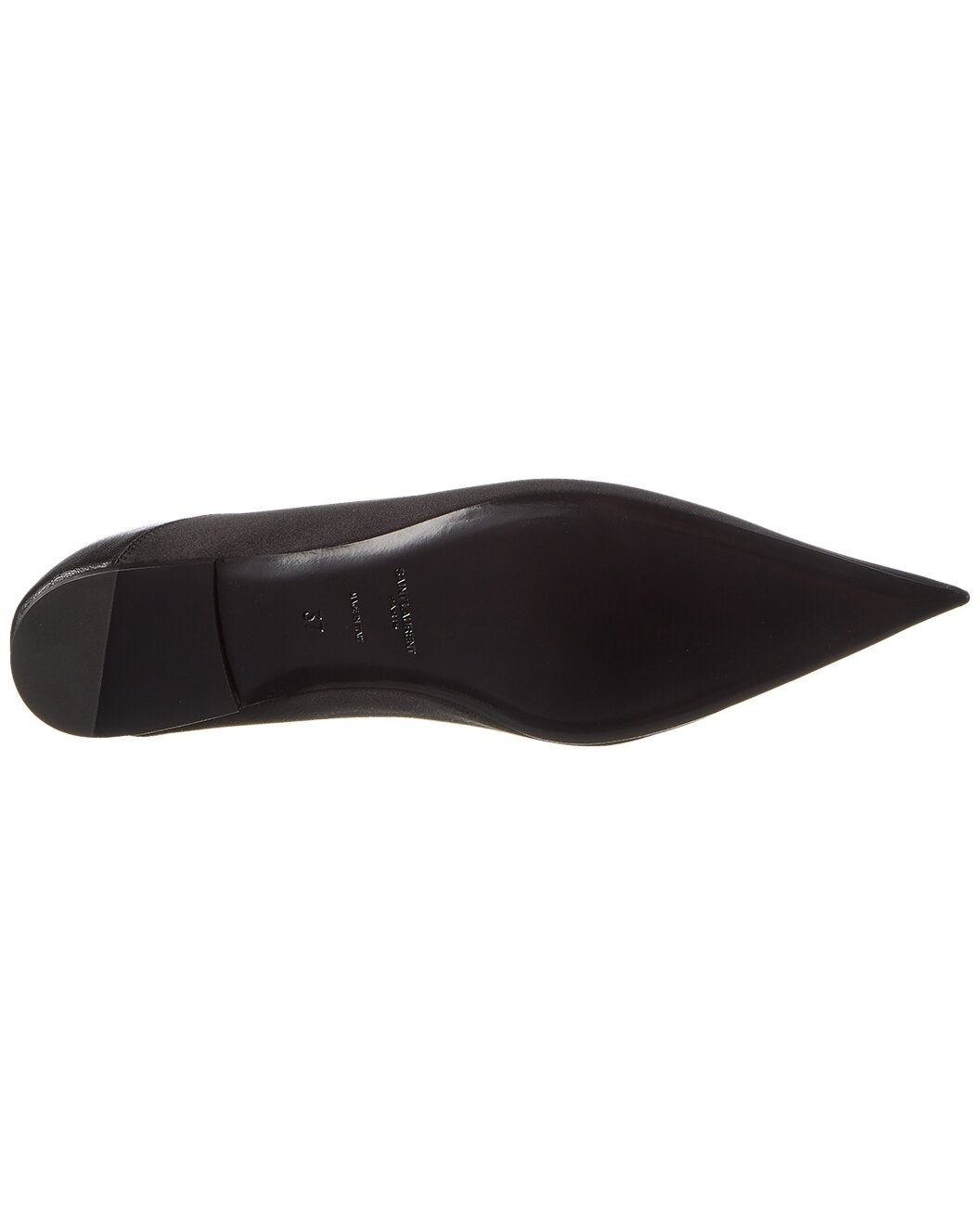 Saint Laurent Nour Silk & Leather Slipper - 4