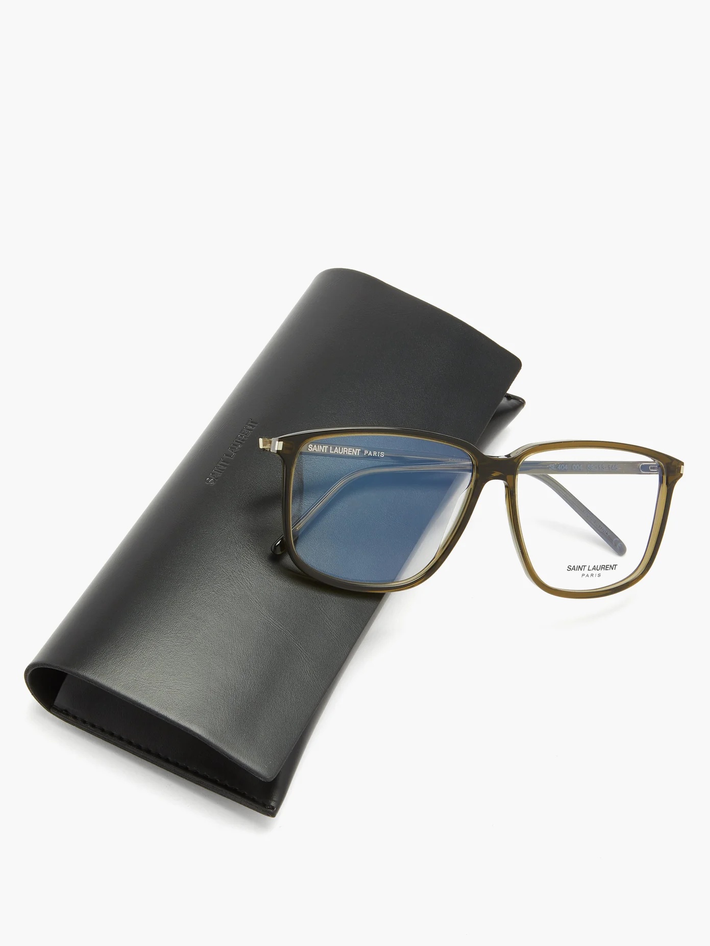 Square acetate glasses - 5