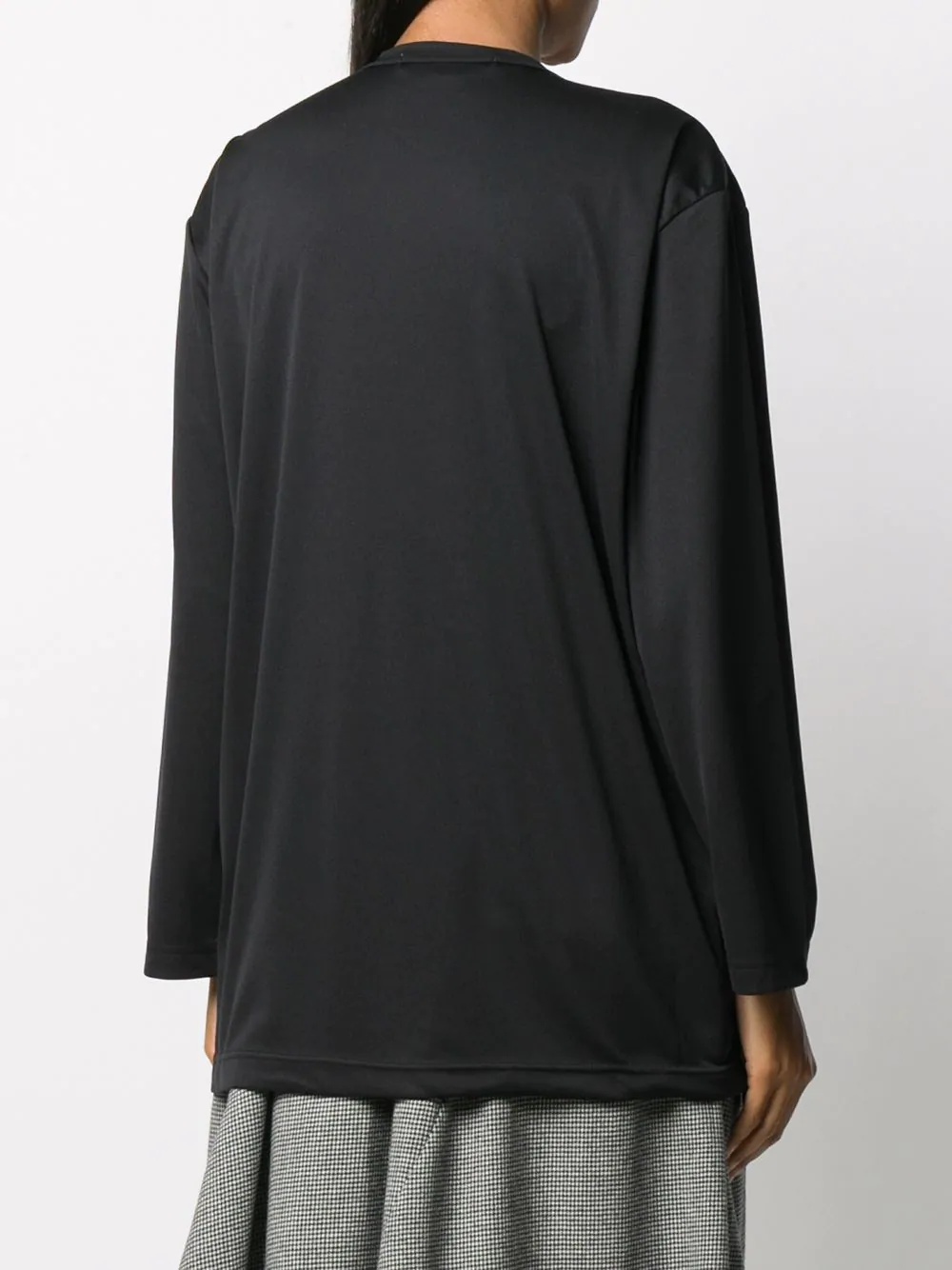 ruffled long-sleeved T-shirt - 4