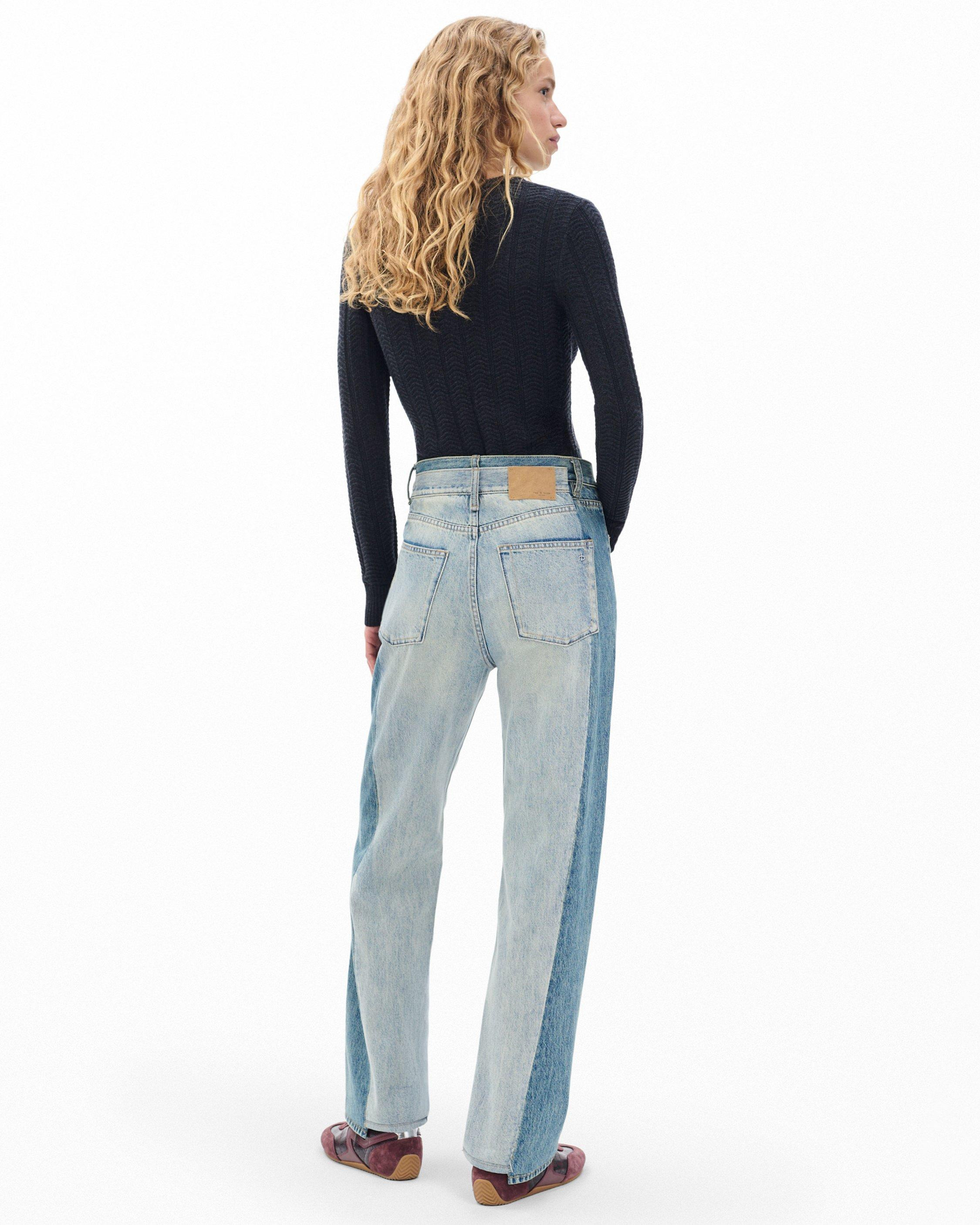 Shea Ankle Relaxed Straight Jeans
Lightweight Rigid in York Spliced - 6