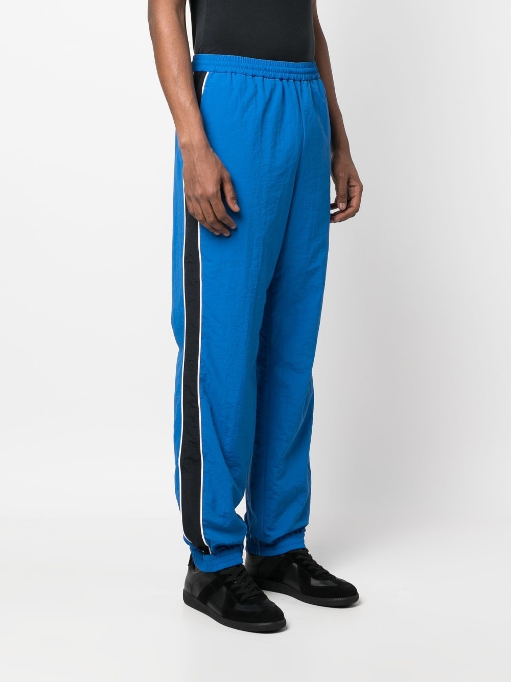 stripe-detailing logo-print track pants - 4