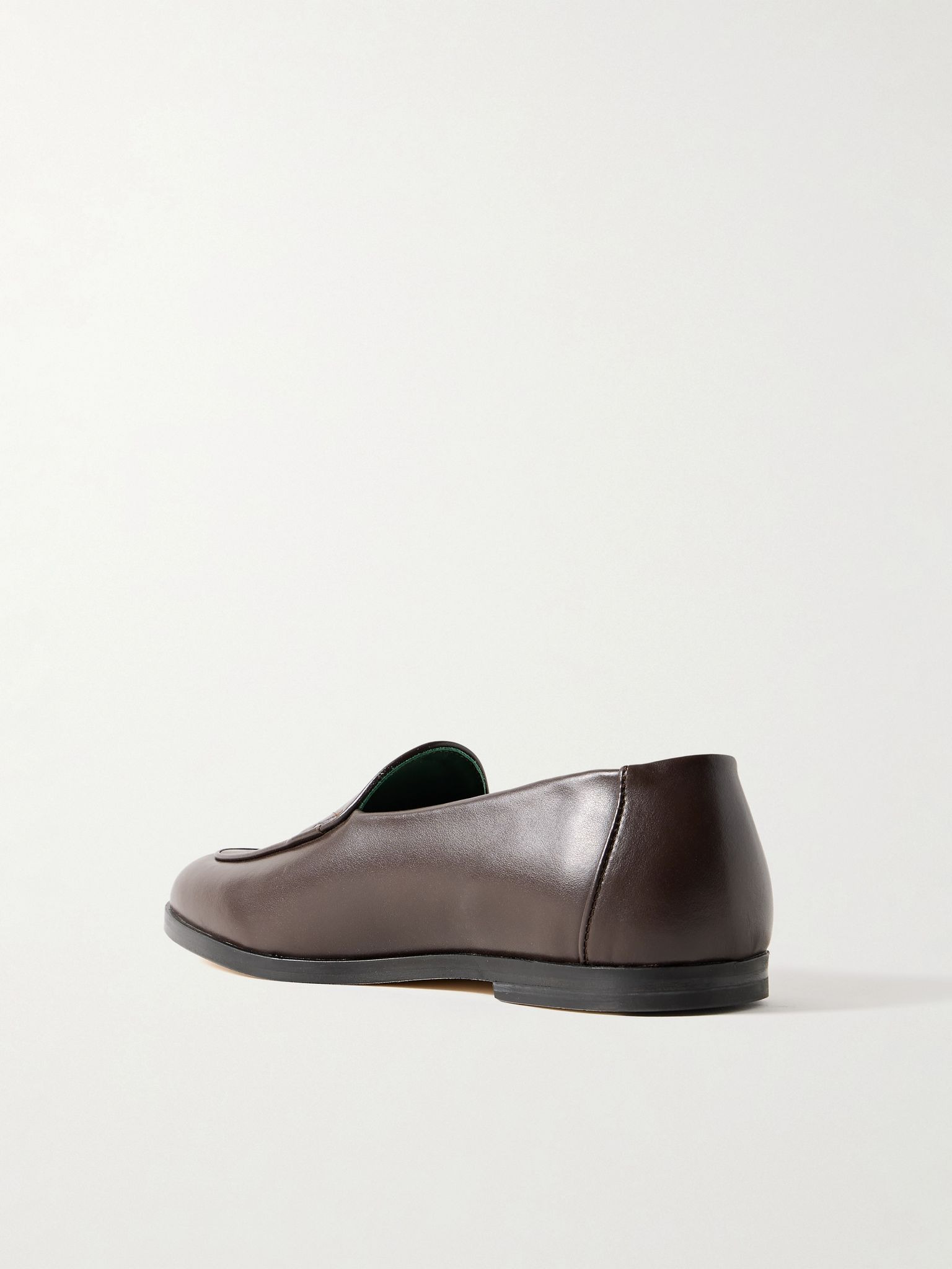 Belgee Leather Loafers Dark brown - 4