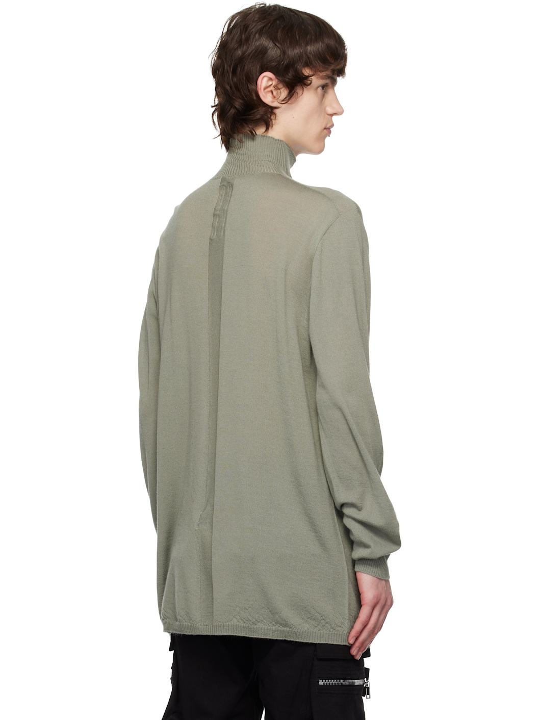 Green Hollywood Oversized Turtleneck - 3