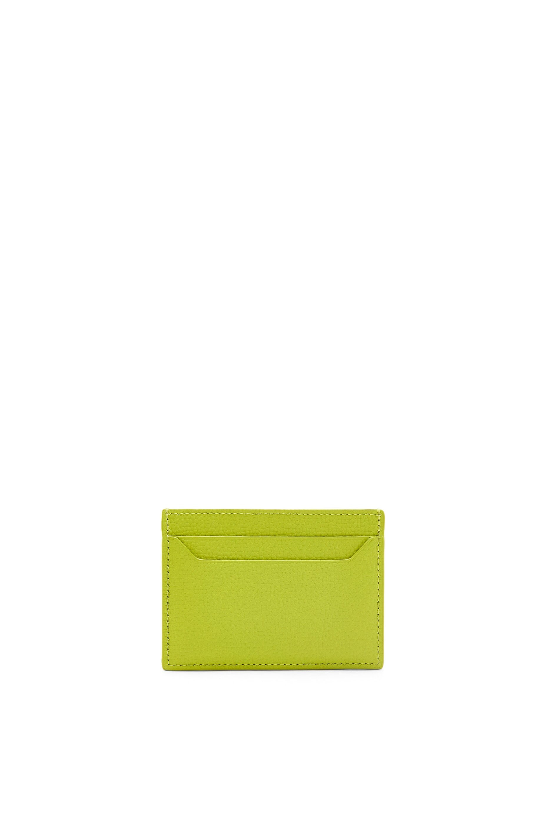 Anagram plain cardholder in pebble grain calfskin - 3