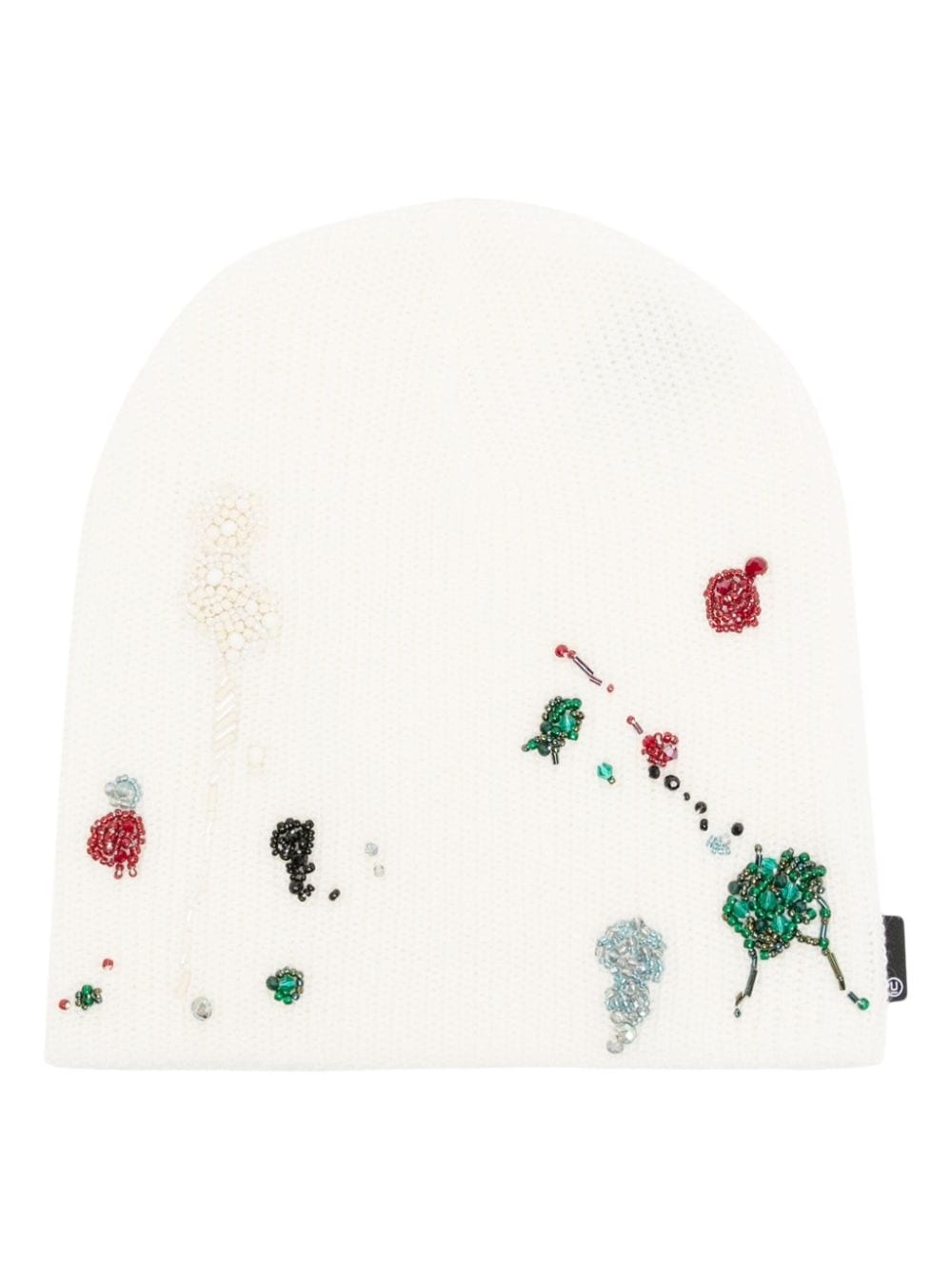 UNDERCOVER bead-detailing knitted beanie | REVERSIBLE