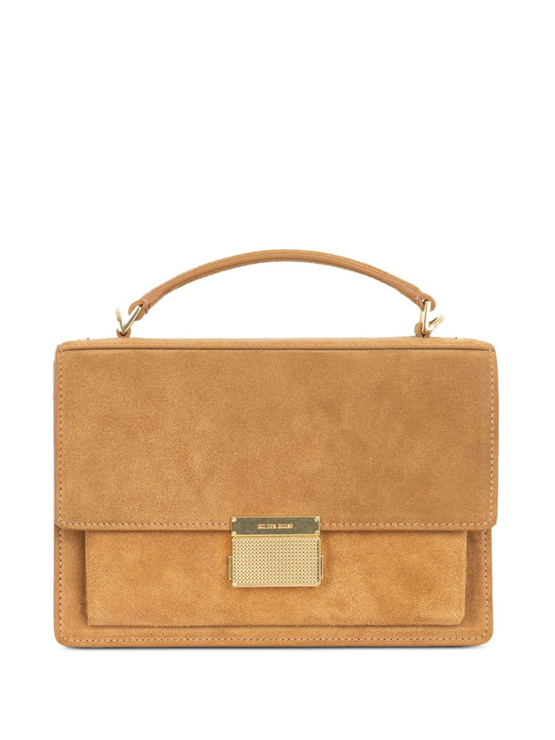 small Venezia top handle leather tote 1