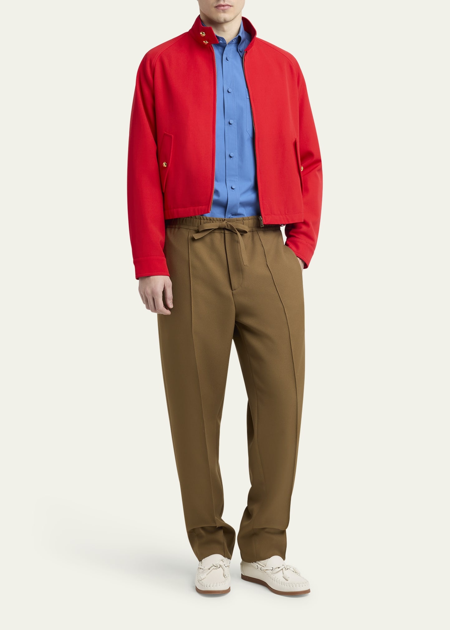 Men's Harrington Wool Full-Zip Blouson - 2