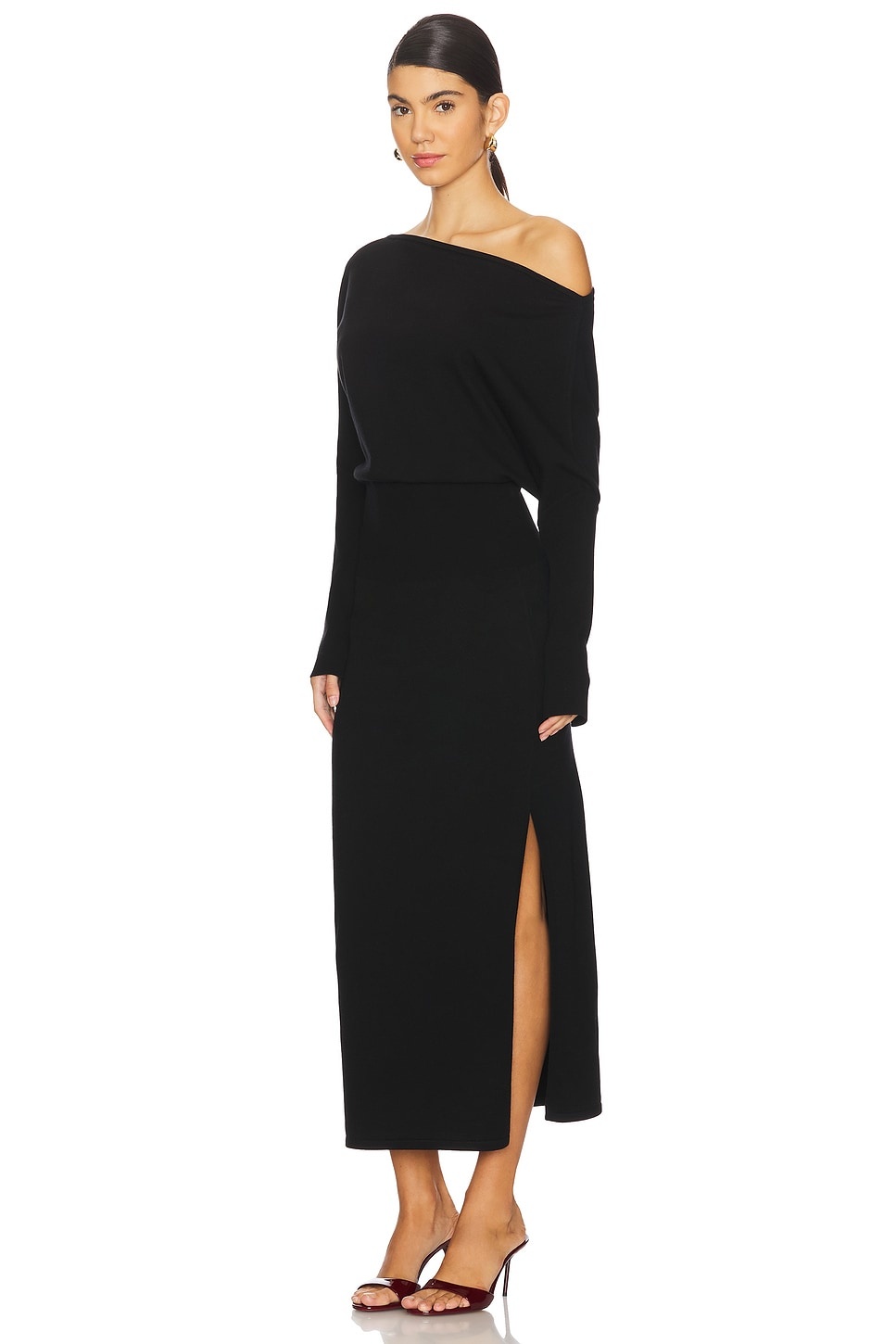 Janese Off Shoulder Midi Dress - 2