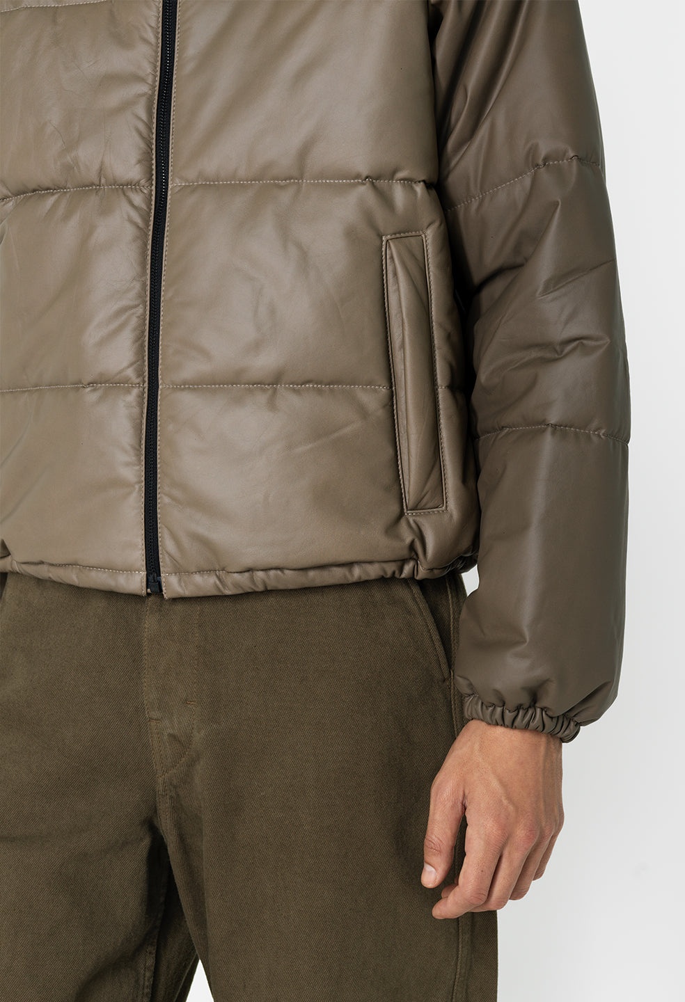 LEATHER PICO PUFFER - 9