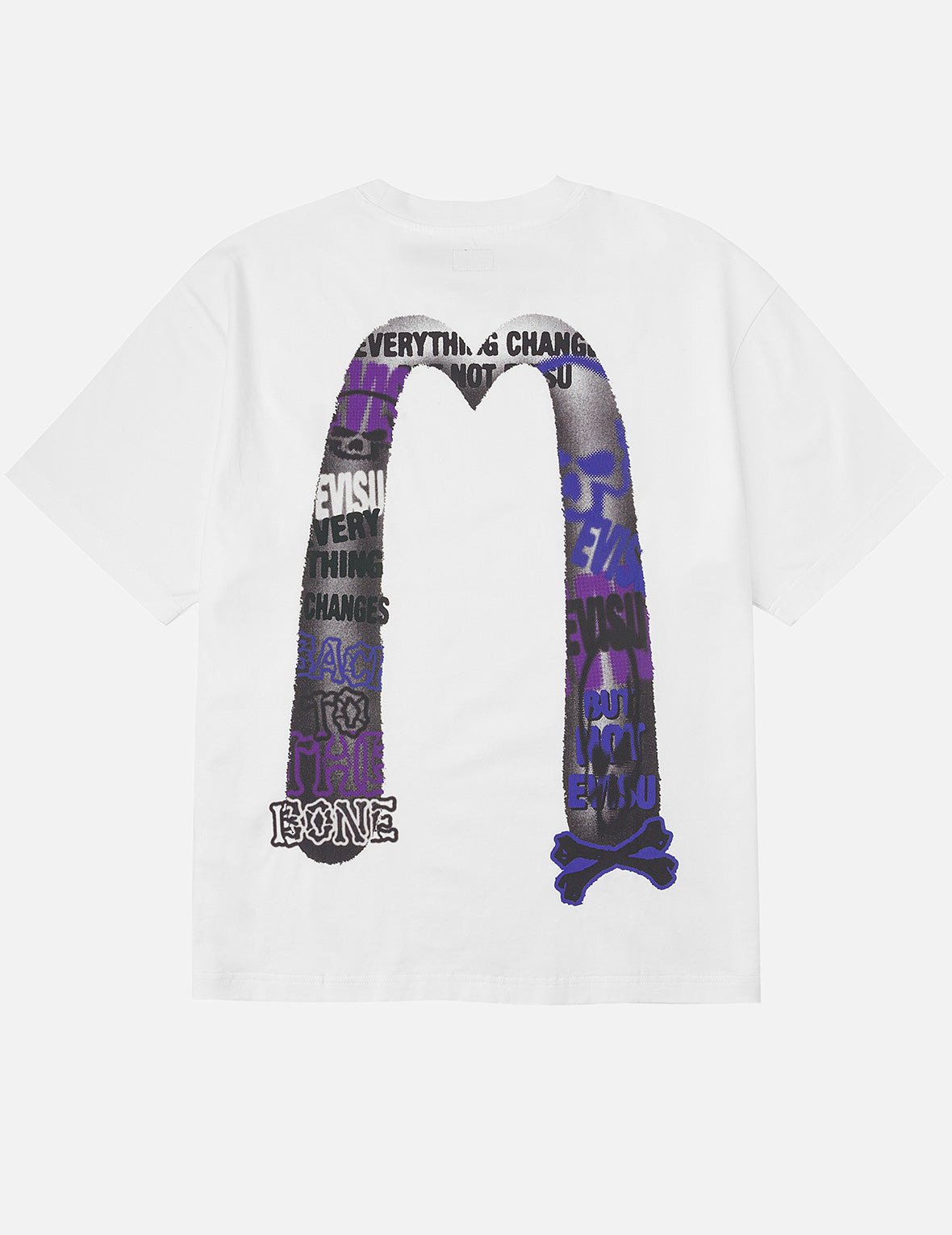 Graffiti-style Daicock Print Relax Fit T-shirt - 3