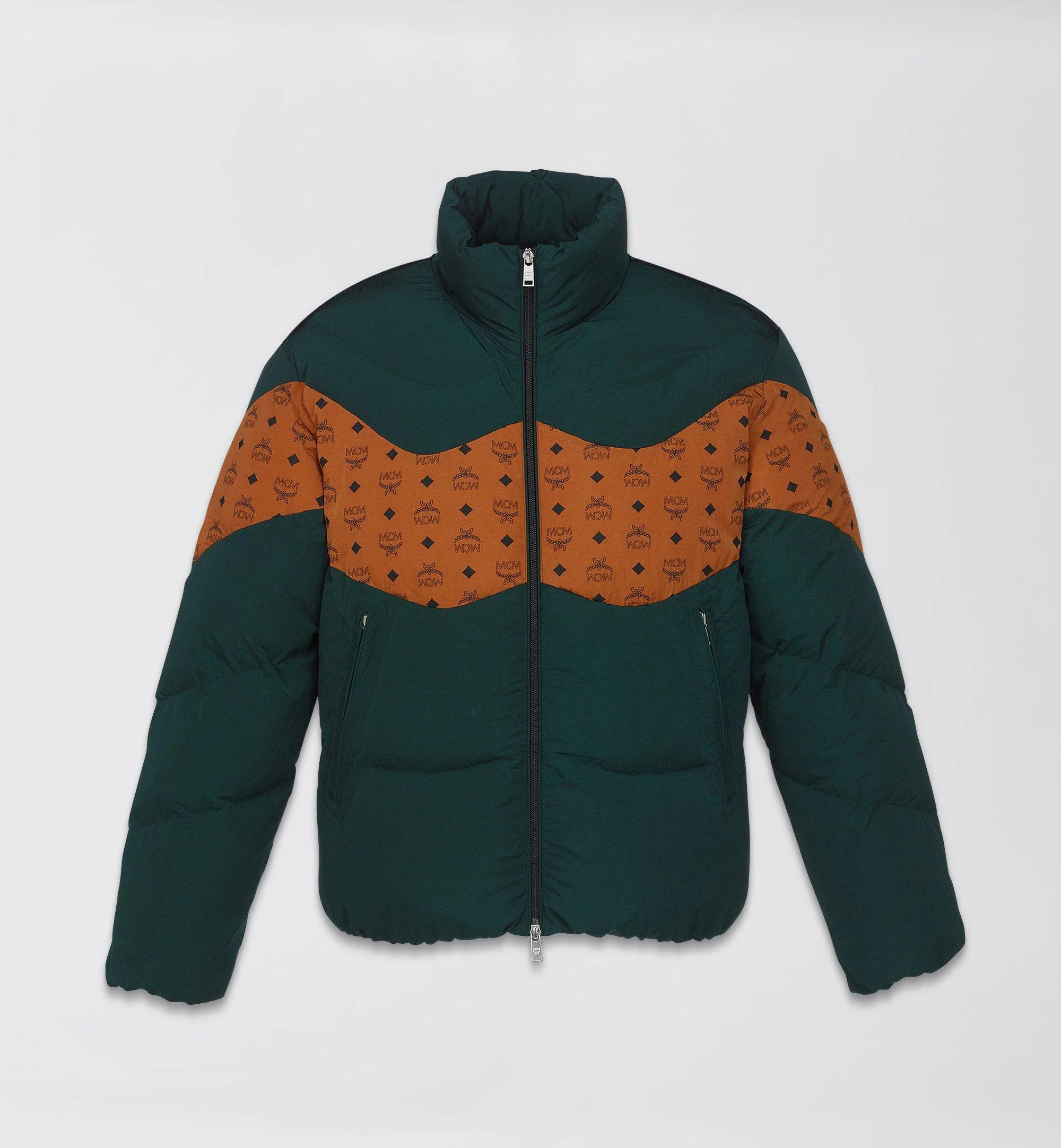 Puffer Jacket in Monogram Nylon - 1