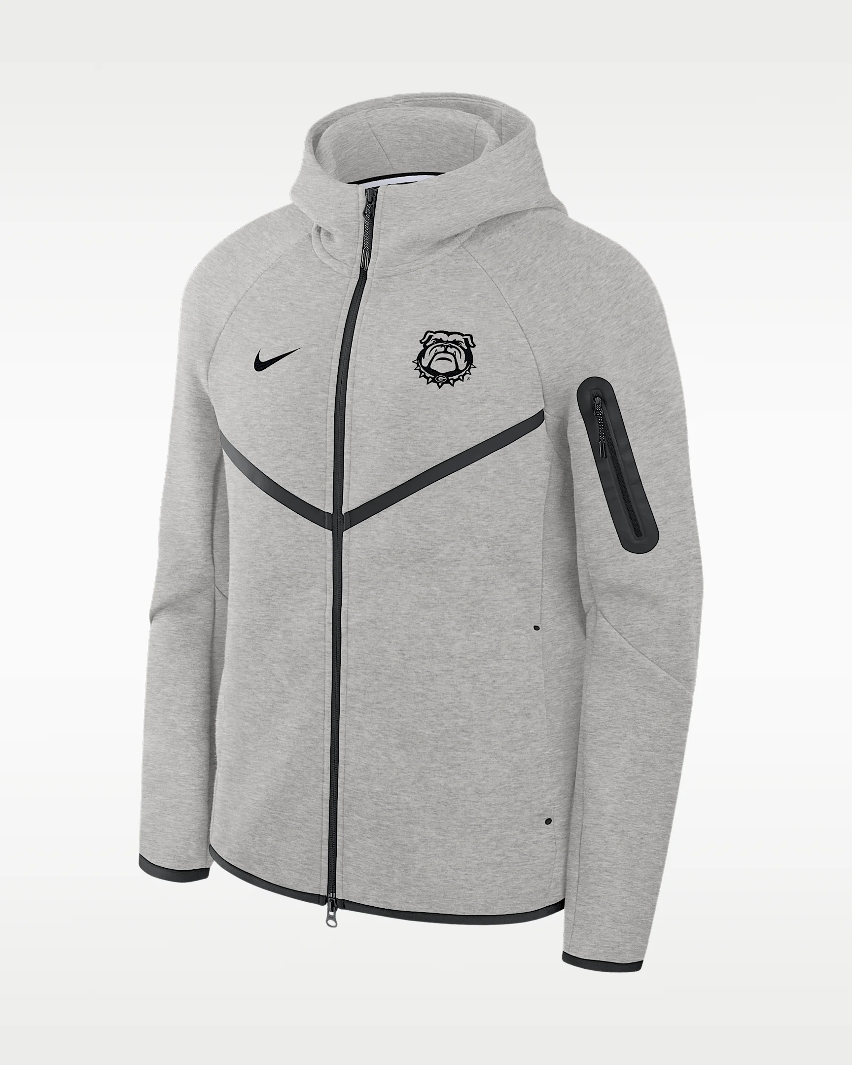 Georgia Tech Fleece Men's Nike College Full-Zip Hooded Jacket - 1