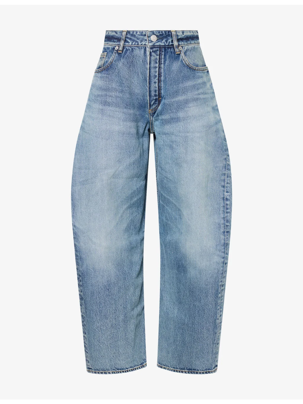 Rodeo Vintage Barrel-Leg Denim Jeans - 1