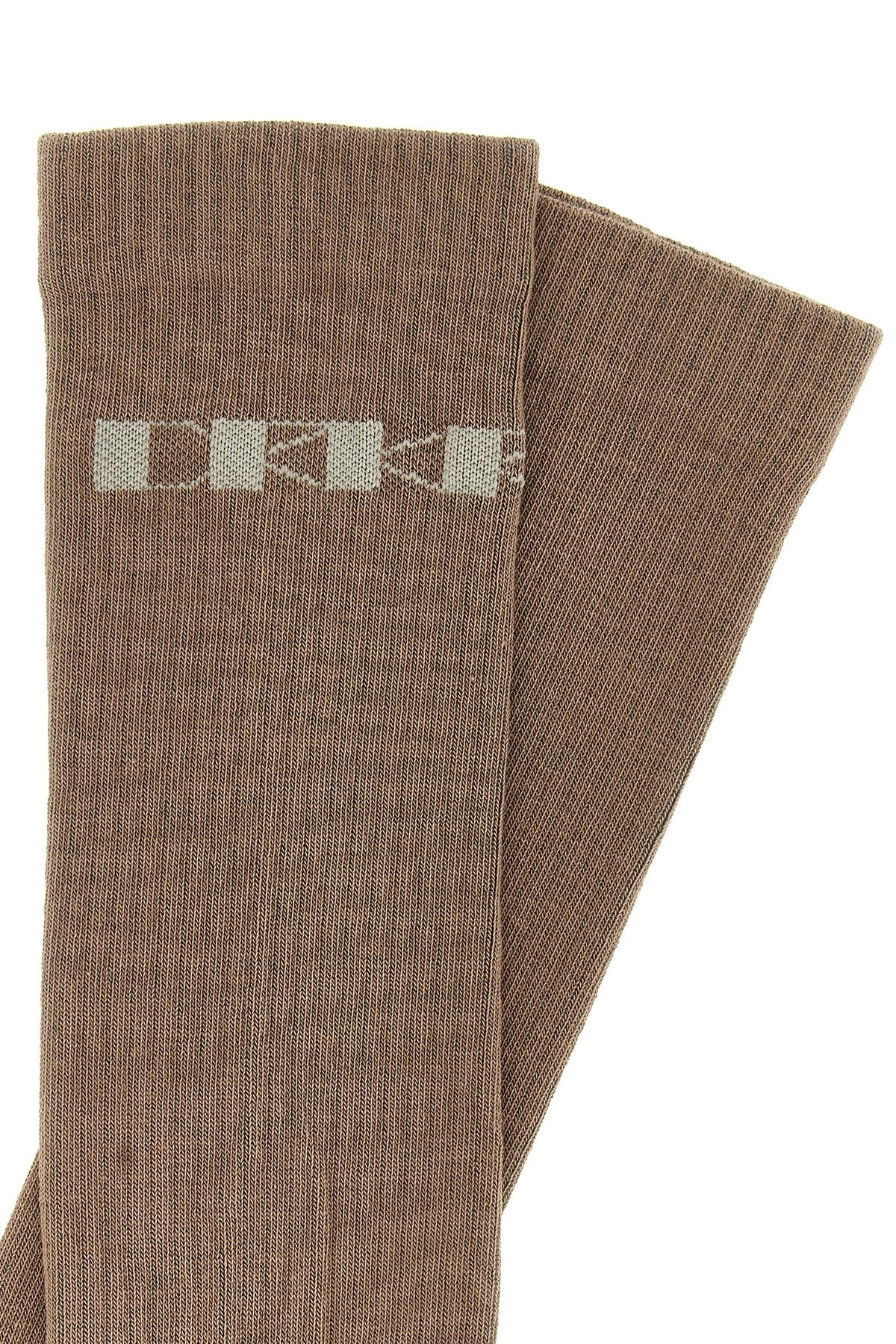 Jacquard logo socks - 3