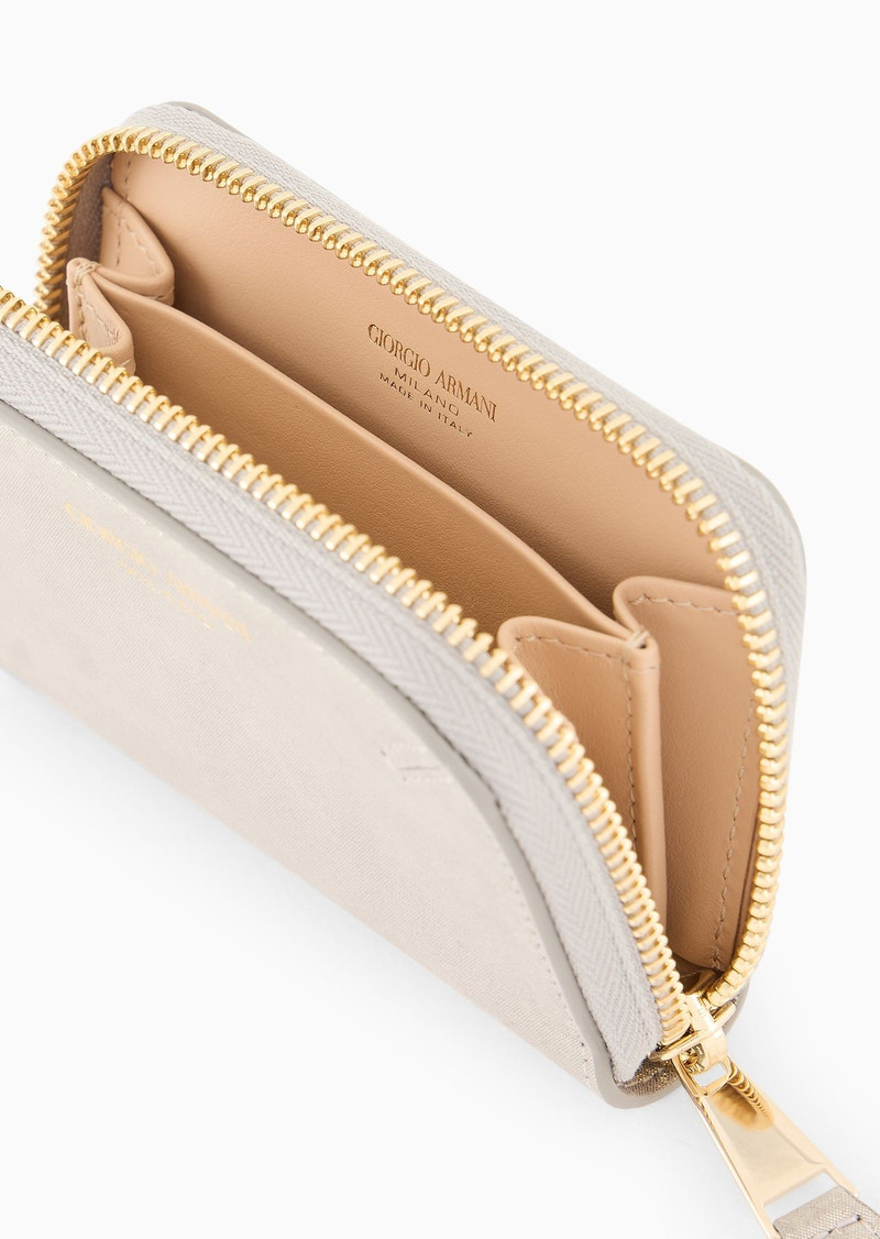 La Prima wraparound zip card holder in glossy nubuck 3