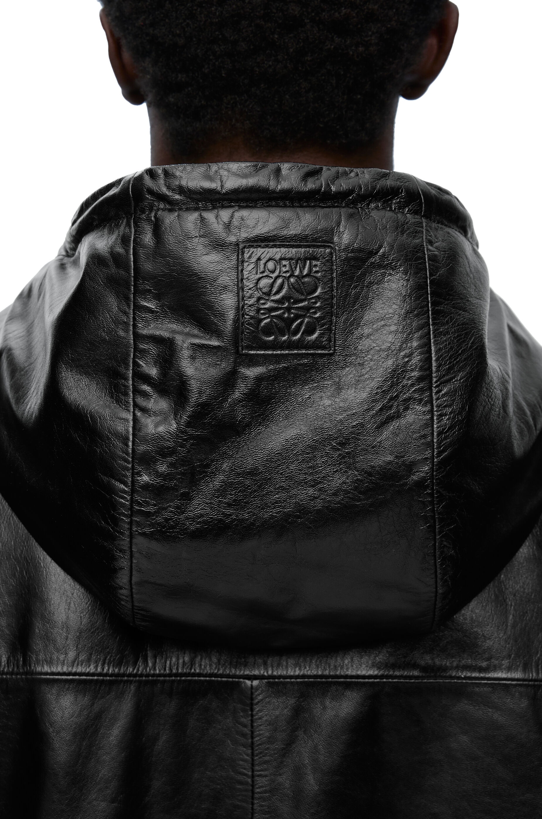 Hooded jacket in nappa lambskin - 5