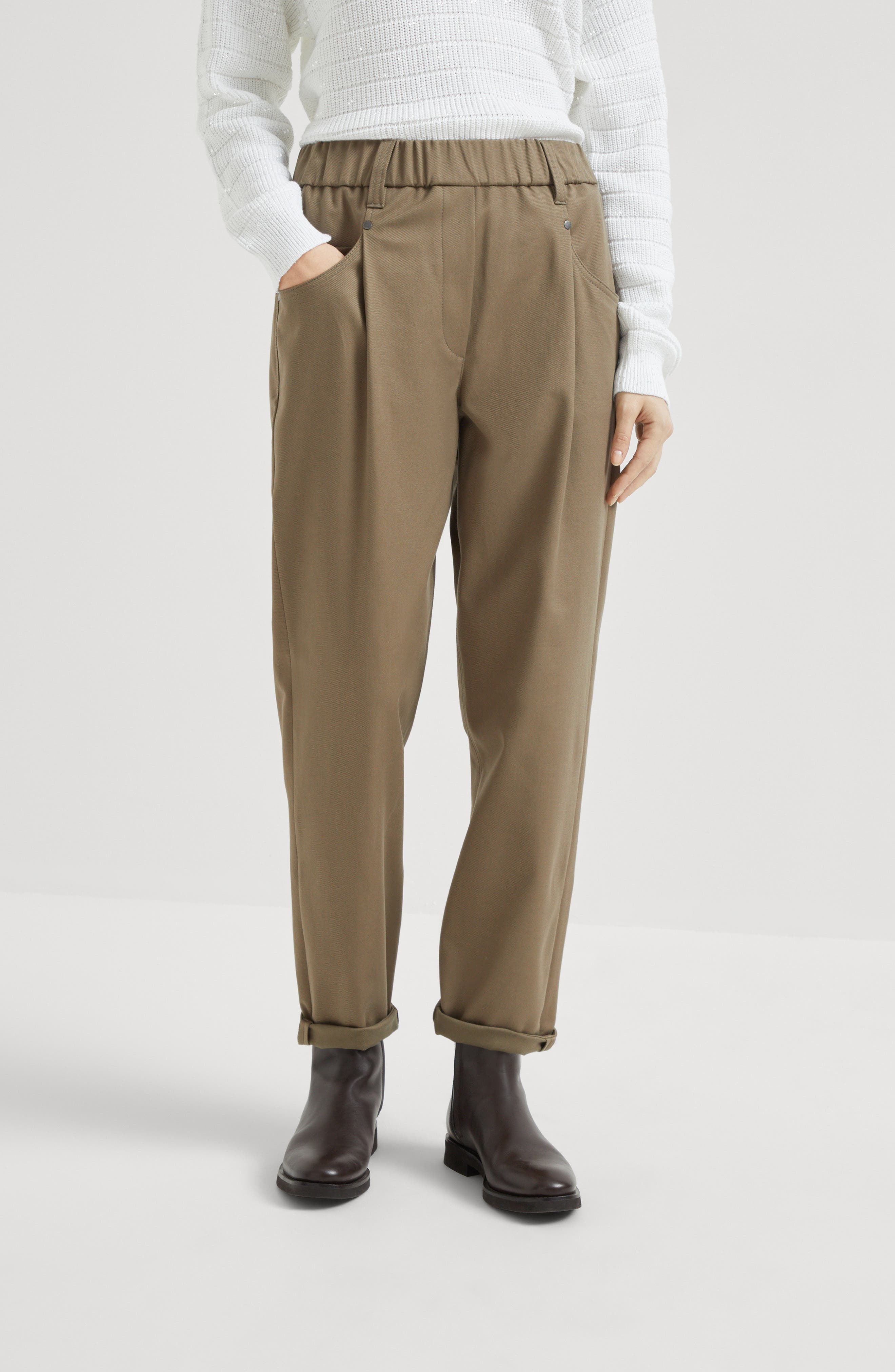 Brunello Cucinelli Baggy trousers in Brown at Nordstrom - 2