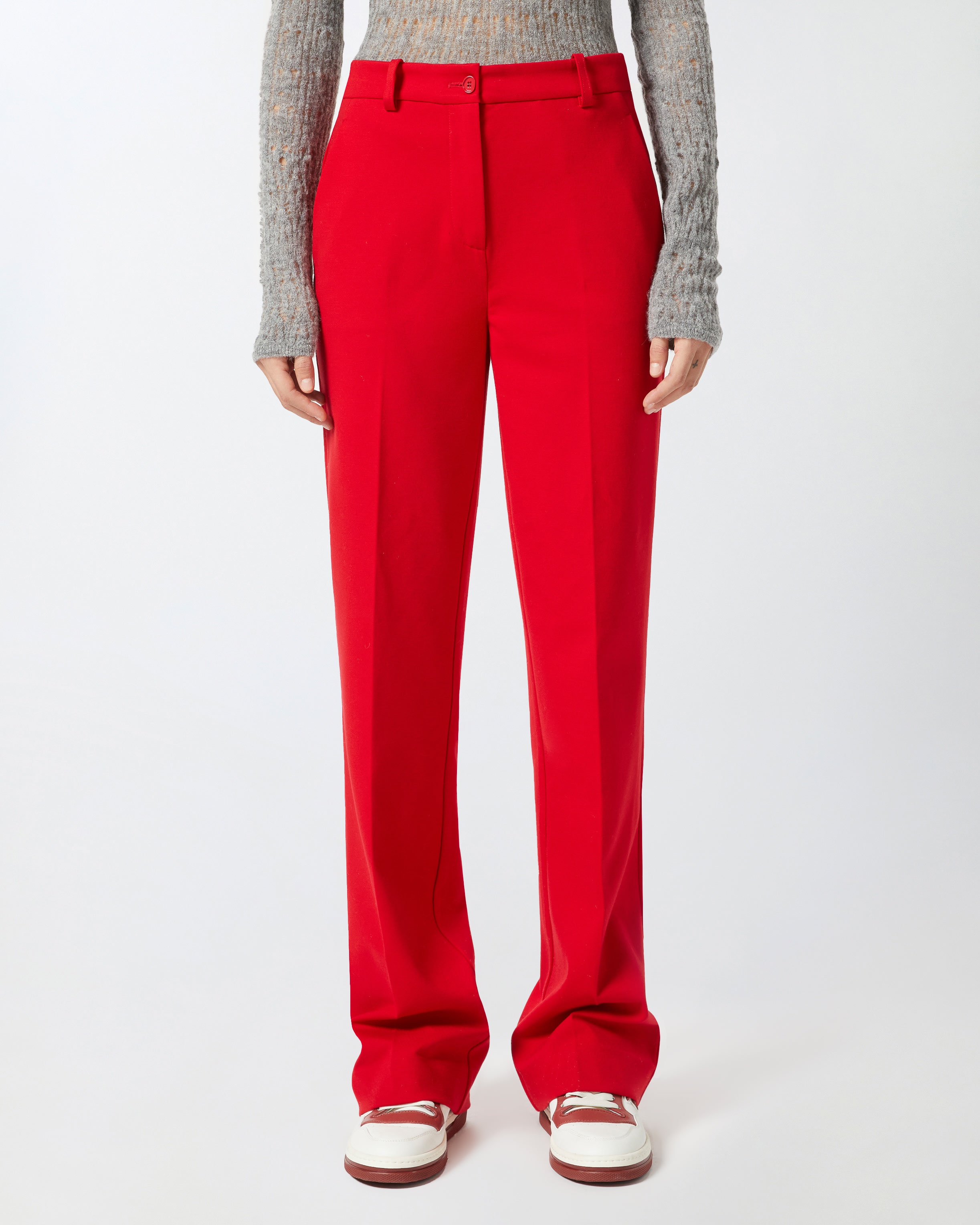 DRESS TROUSERS STRAIGHT FABRIC STITCH - 3