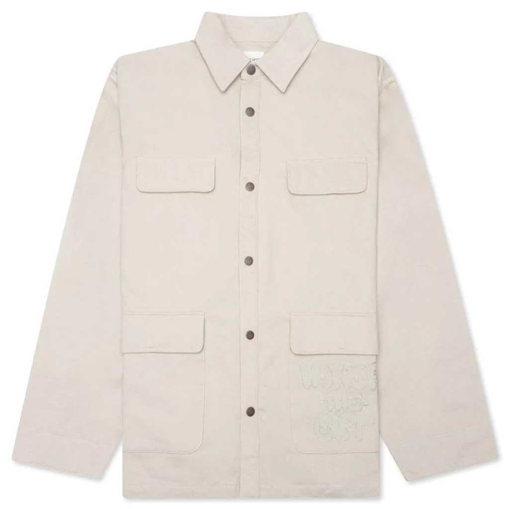 AMP'D CHORE JACKET - BONE - 1