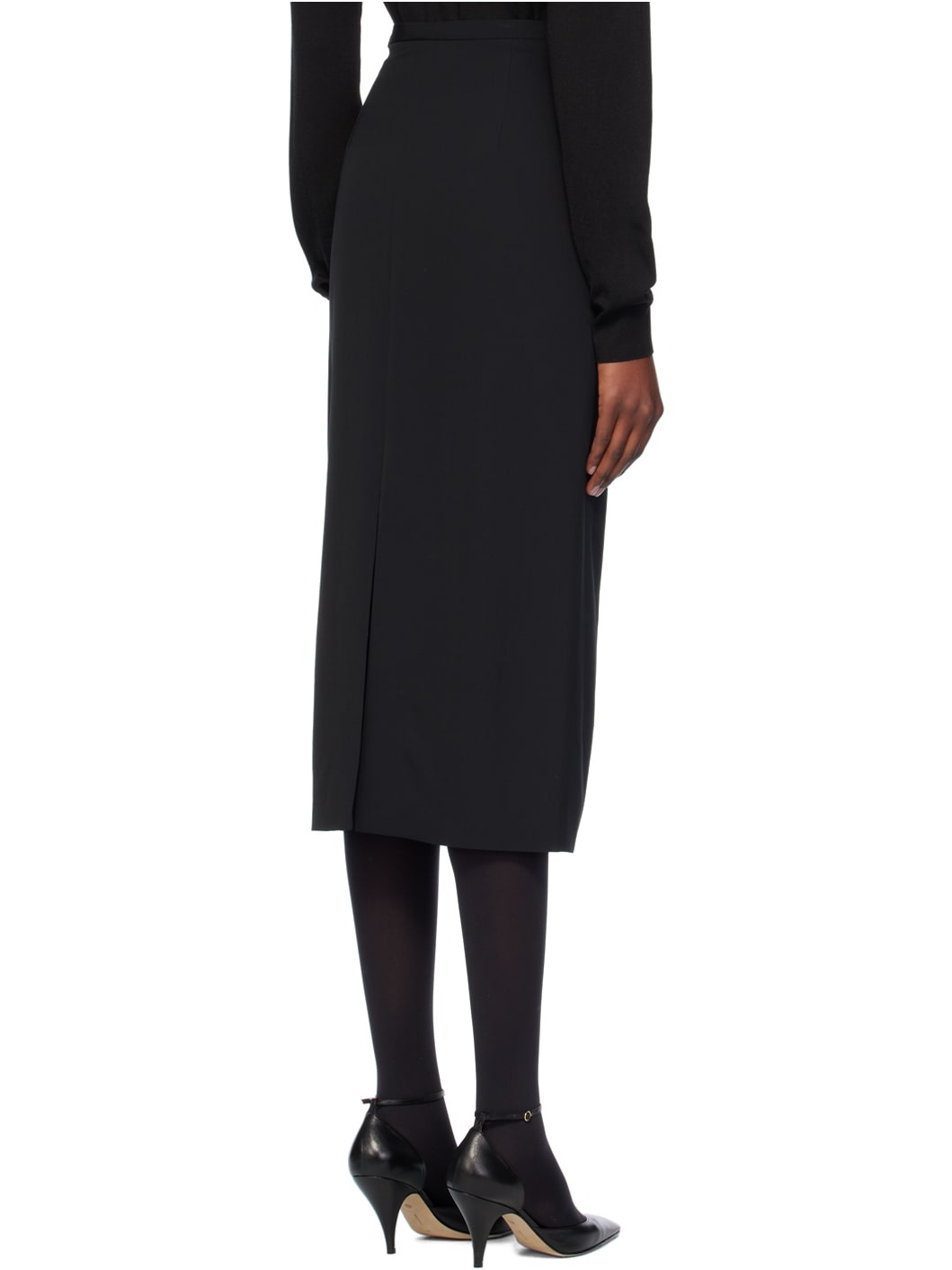 Black Mathias Midi Skirt - 3