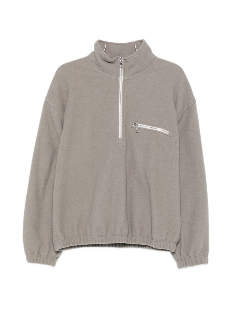 half-zip fleece sweatshirt 1