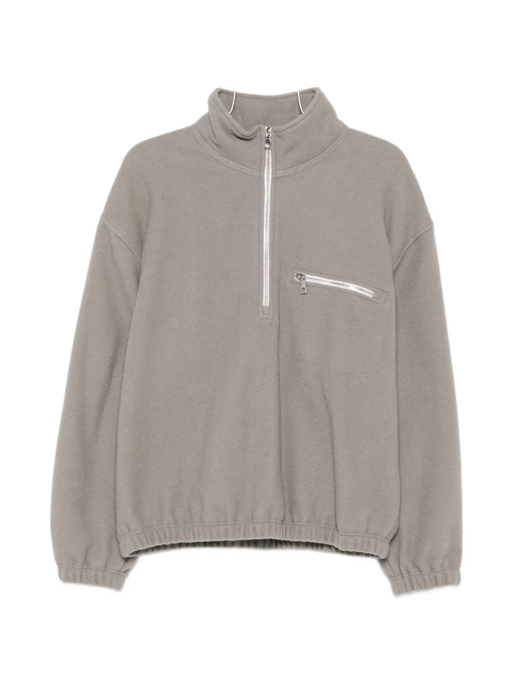 half-zip fleece sweatshirt - 1