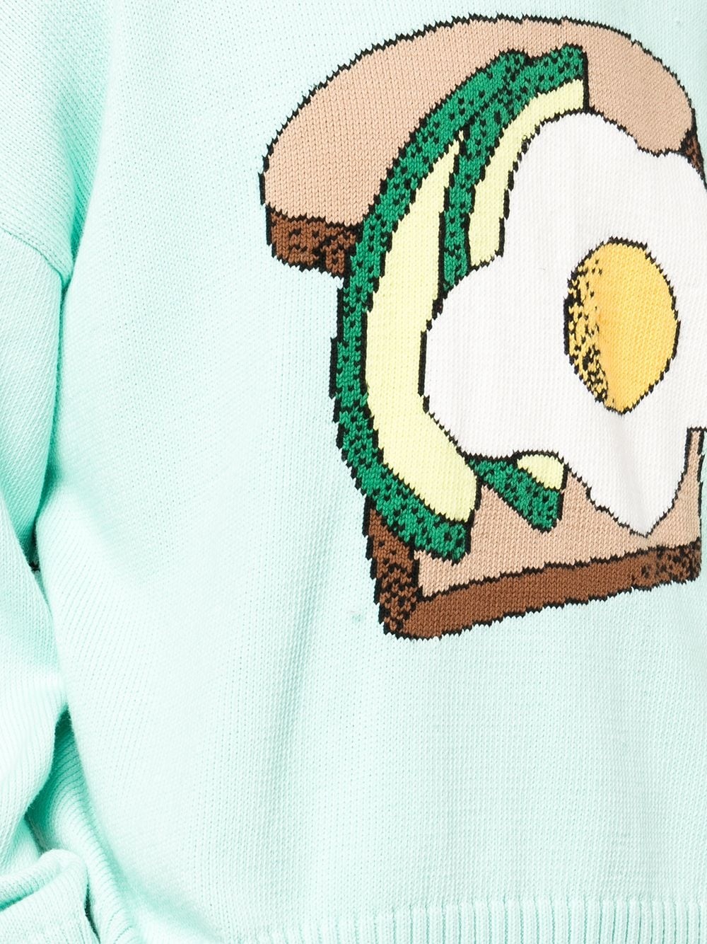 Avocado Toast merino-knit jumper - 5