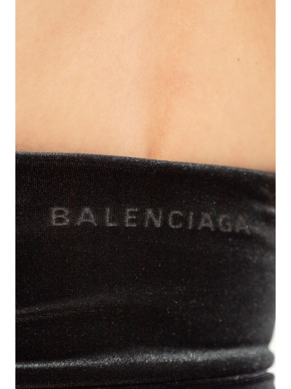 logo-print sweetheart-neck swimsuit - 4