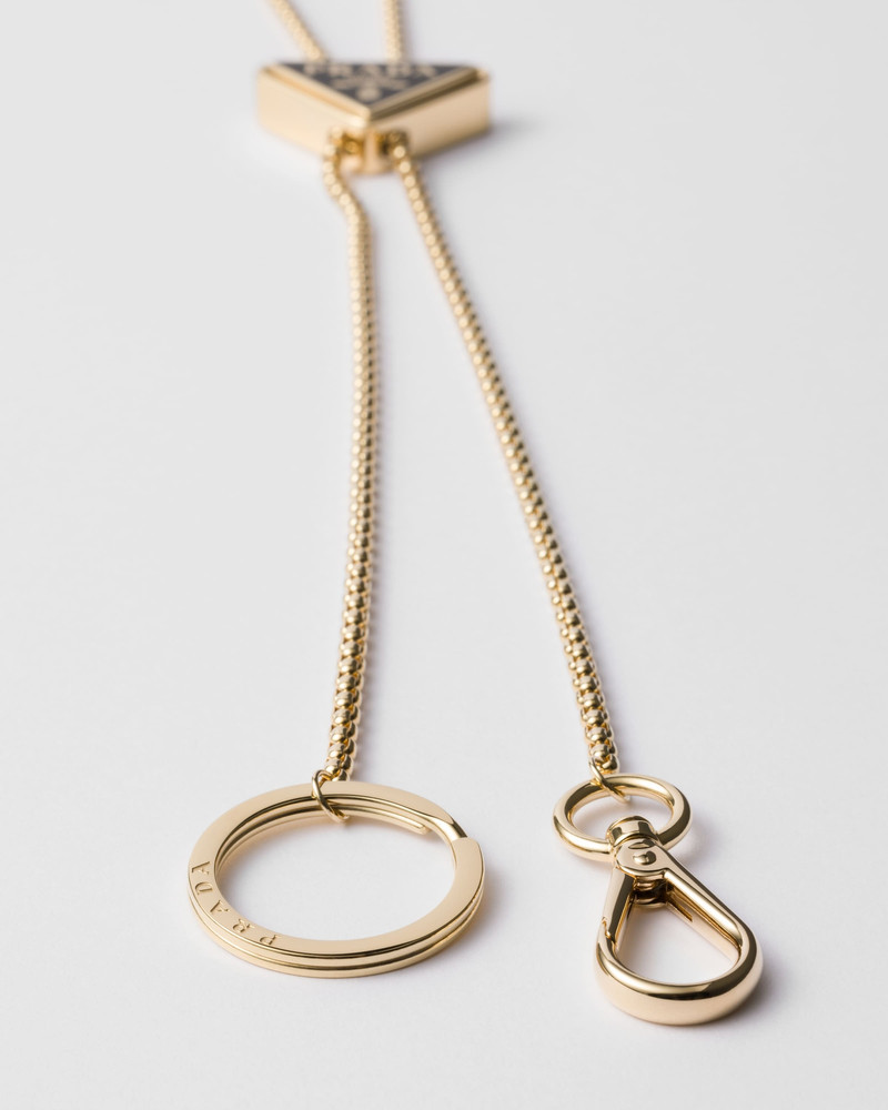 Prada Metal keychain outlook