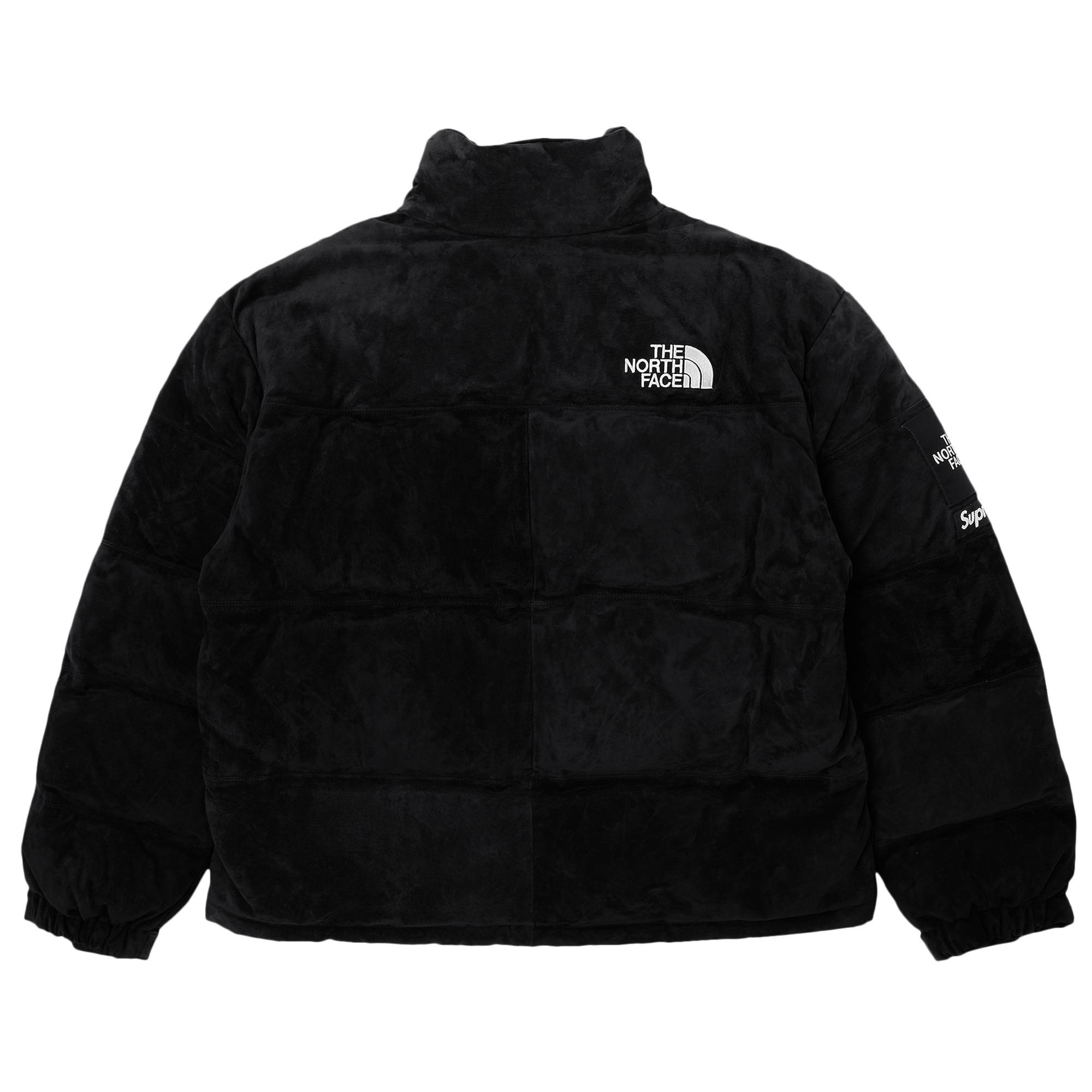 Supreme x The North Face Suede Nuptse Jacket 'Black' - 2